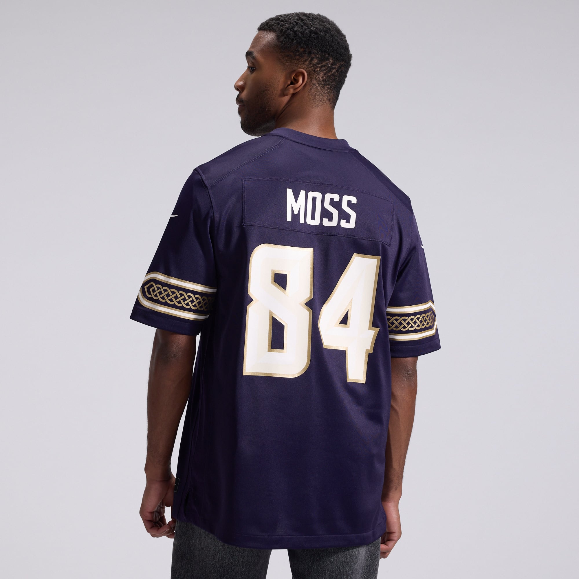 Men's Nike Randy Moss Purple Minnesota Vikings 2026 Rivalries Collection Game Jersey