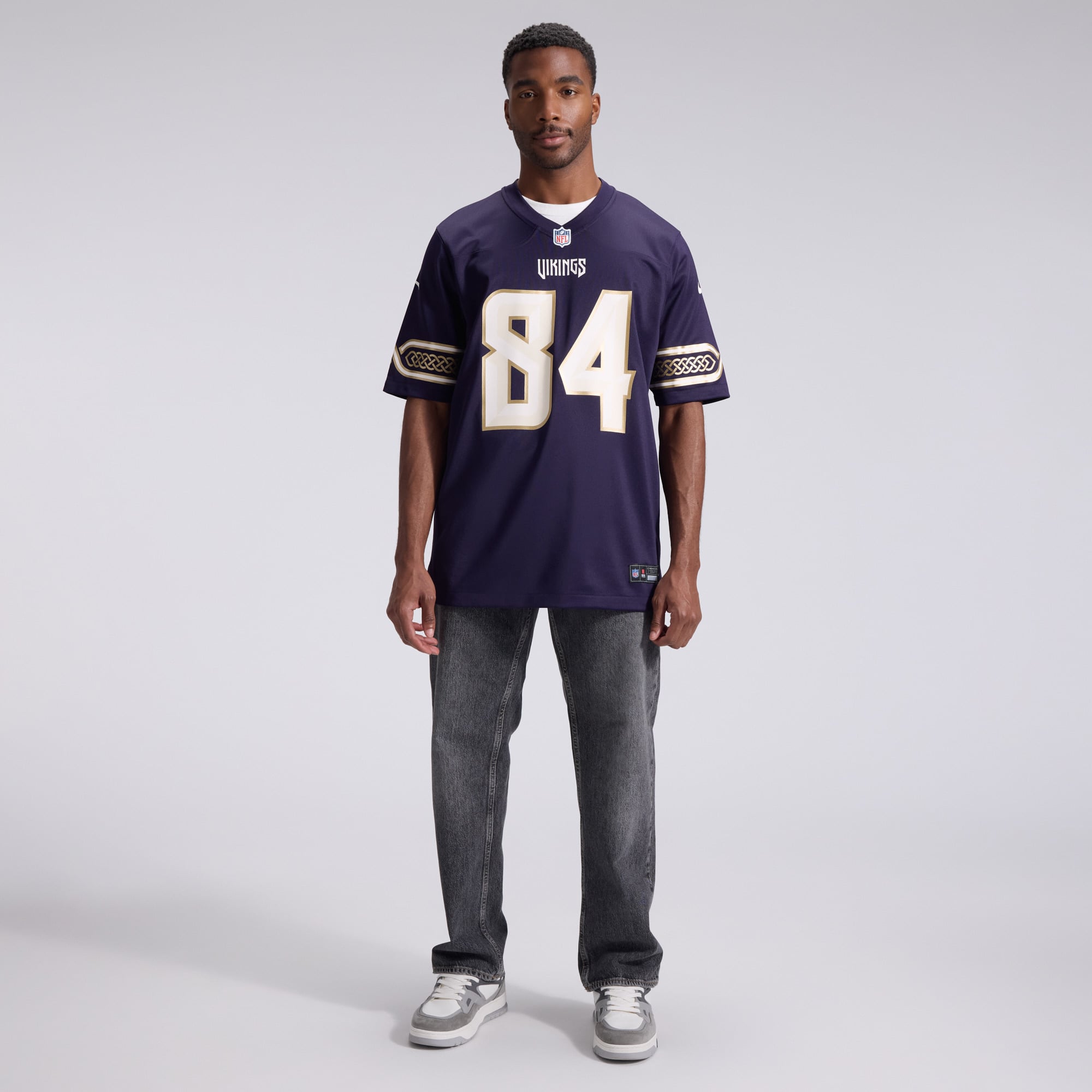 Men's Nike Randy Moss Purple Minnesota Vikings 2026 Rivalries Collection Game Jersey