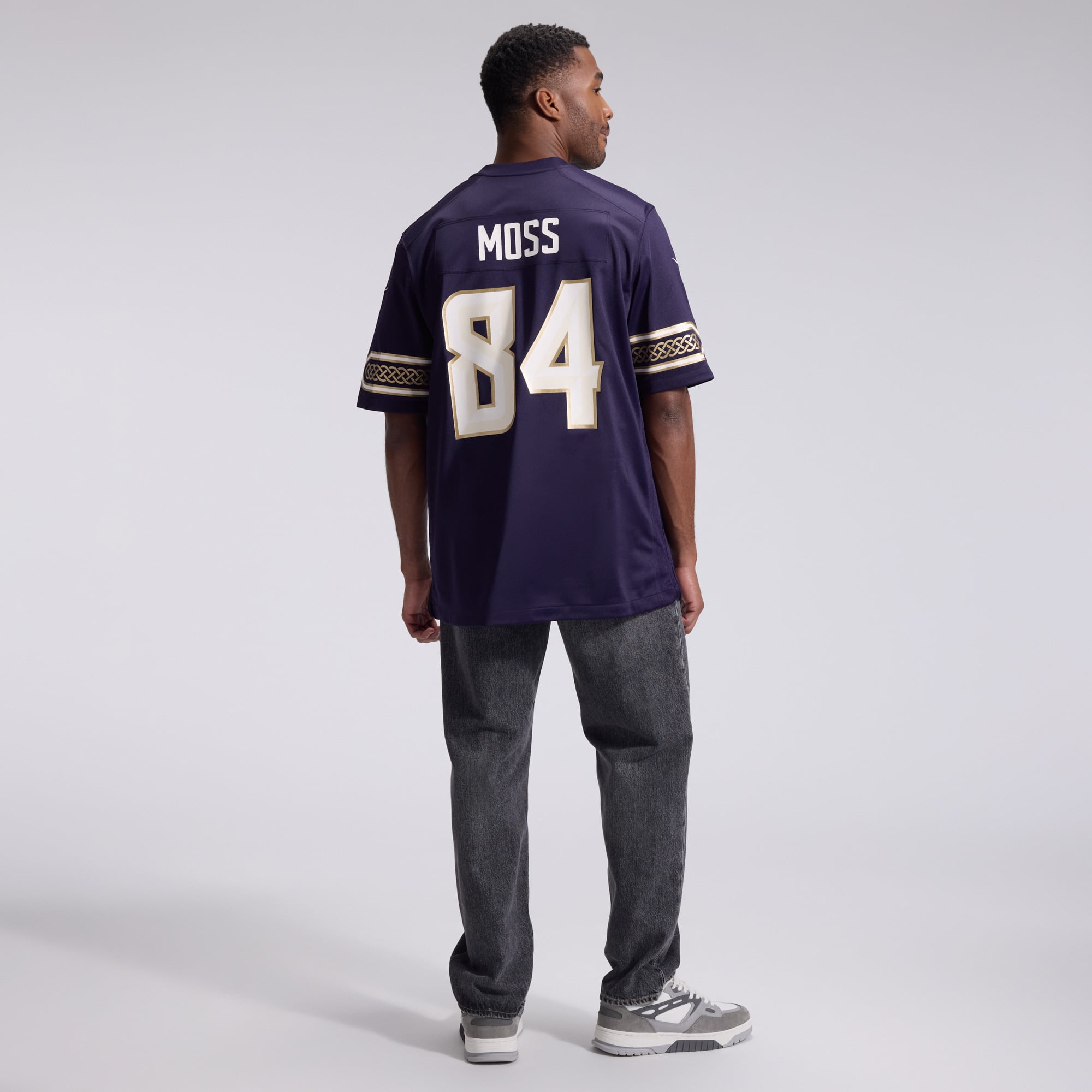 Men's Nike Randy Moss Purple Minnesota Vikings 2026 Rivalries Collection Game Jersey