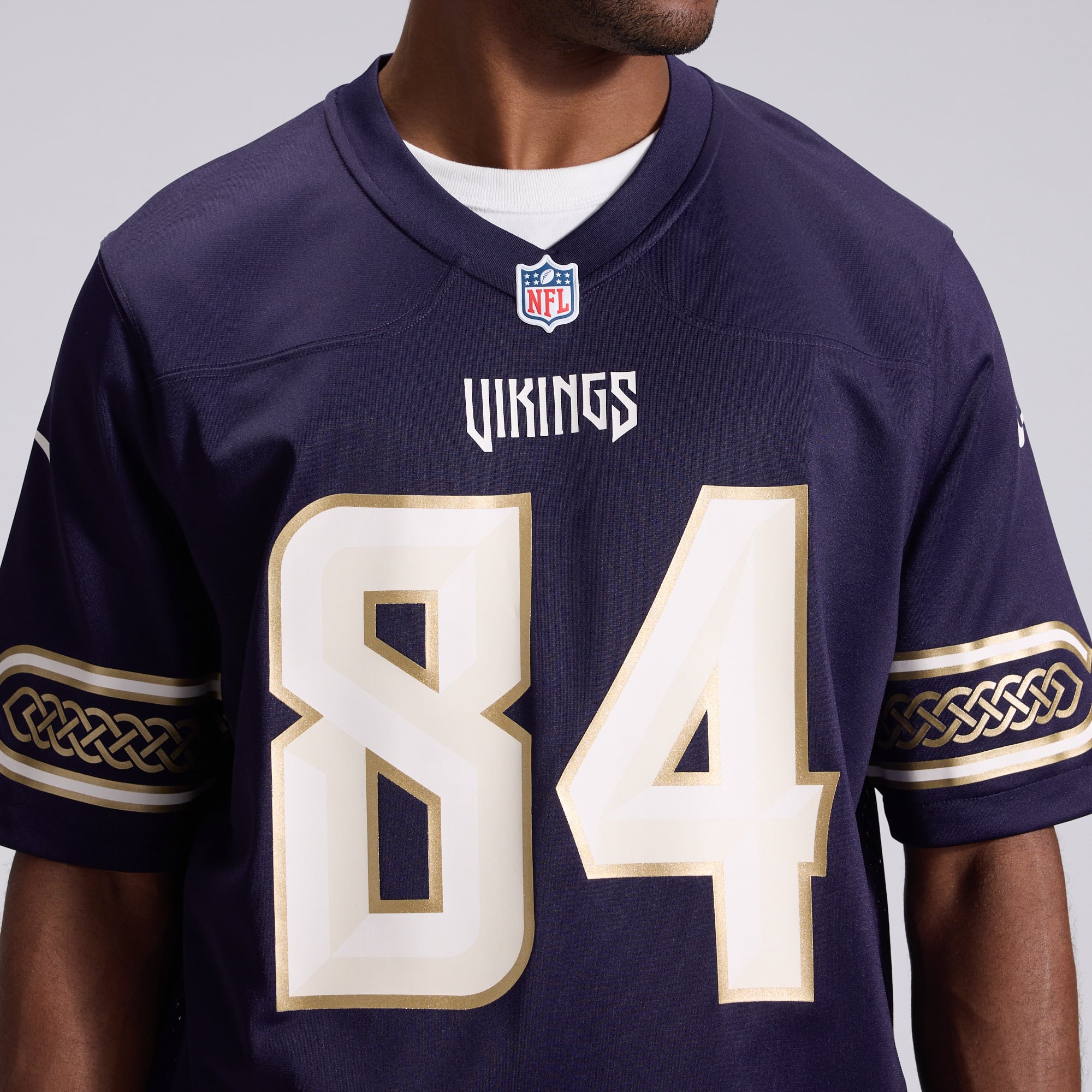 Men's Nike Randy Moss Purple Minnesota Vikings 2026 Rivalries Collection Game Jersey