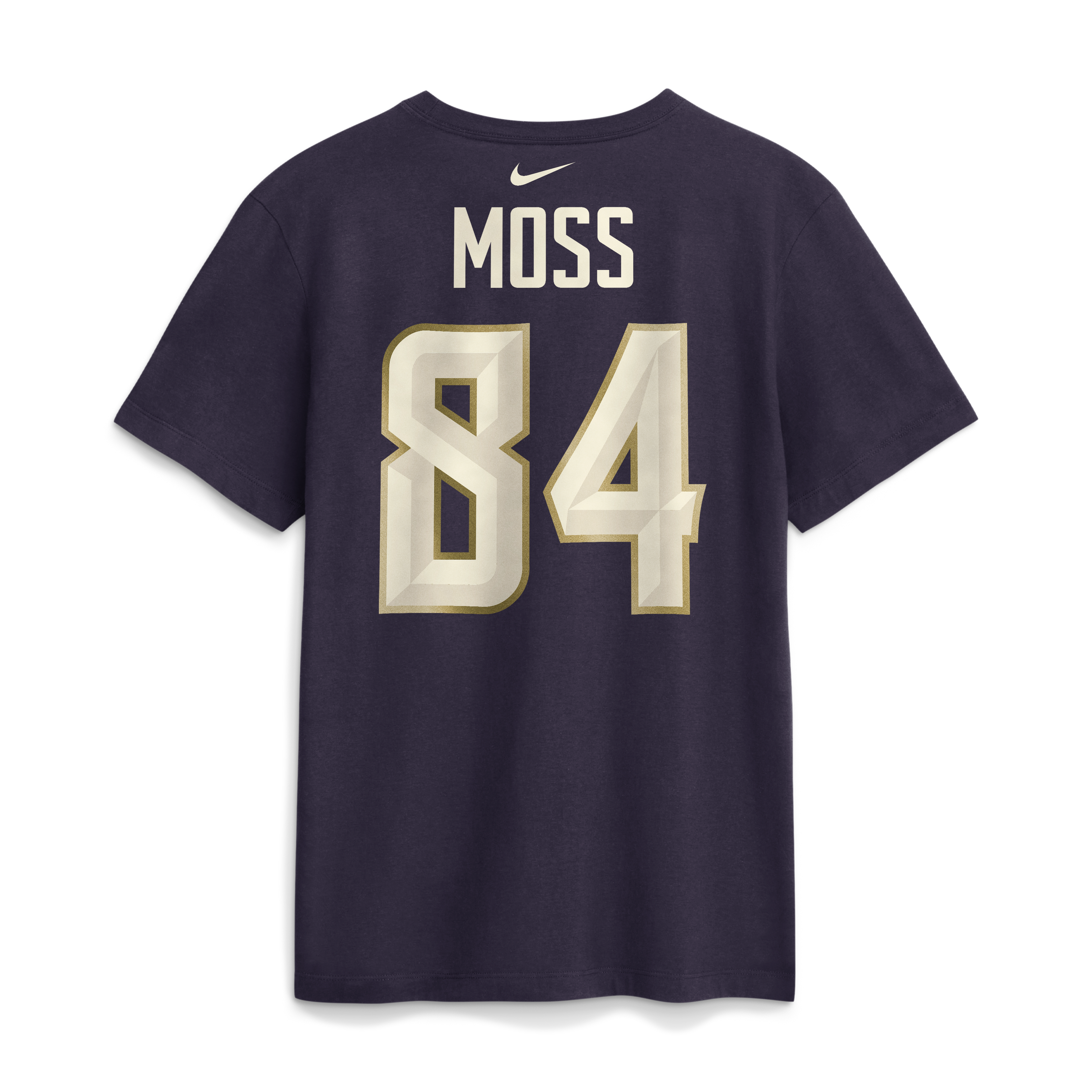 Men's Nike Randy Moss Purple Minnesota Vikings 2026 Rivalries Collection Player Name & Number T-Shirt