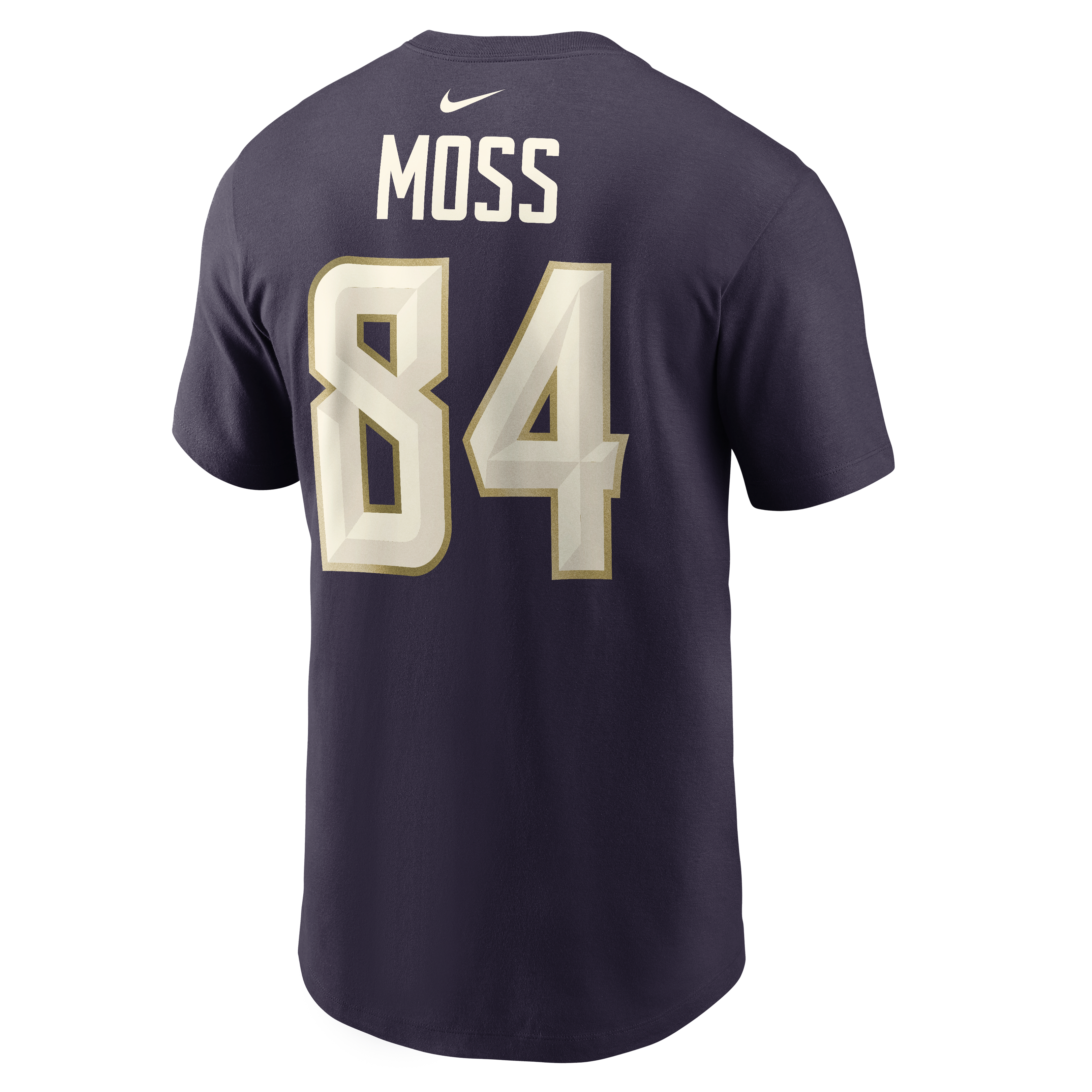 Men's Nike Randy Moss Purple Minnesota Vikings 2026 Rivalries Collection Player Name & Number T-Shirt