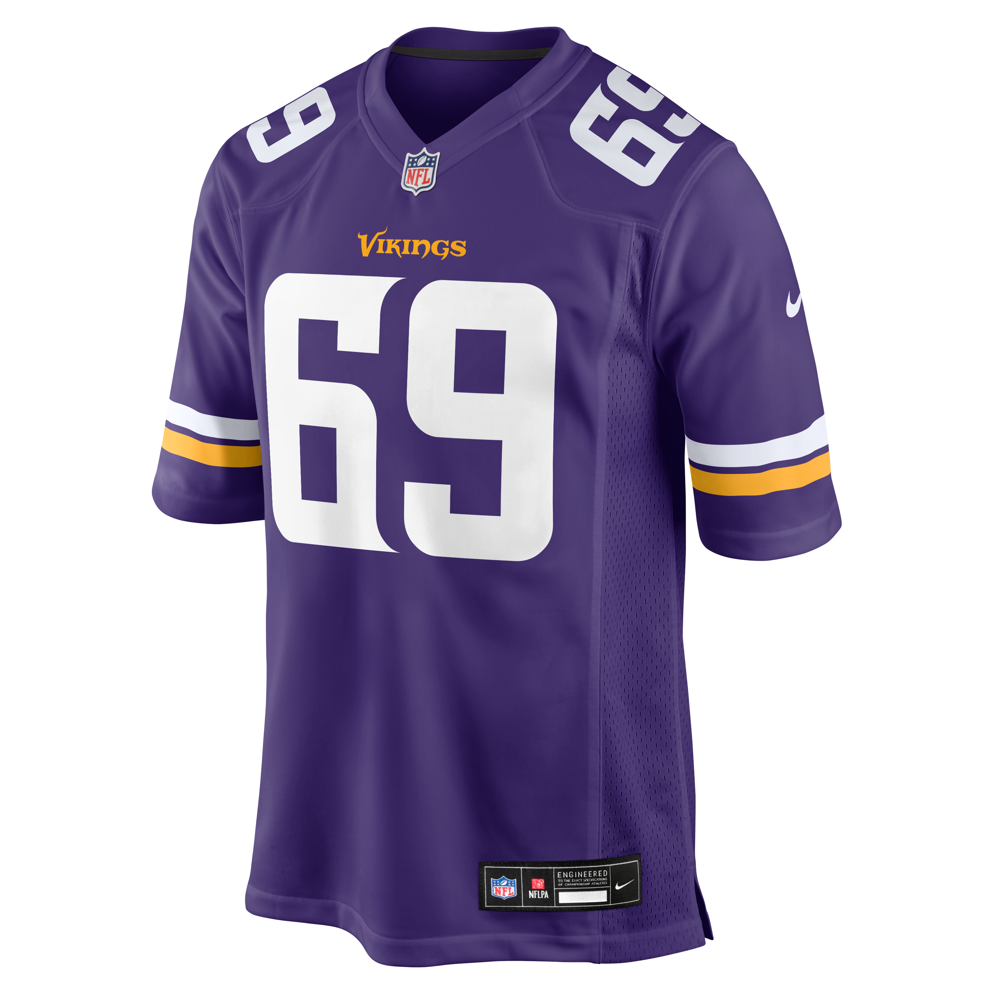 Maillot de match Nike Trevor Keegan violet des Vikings du Minnesota pour homme