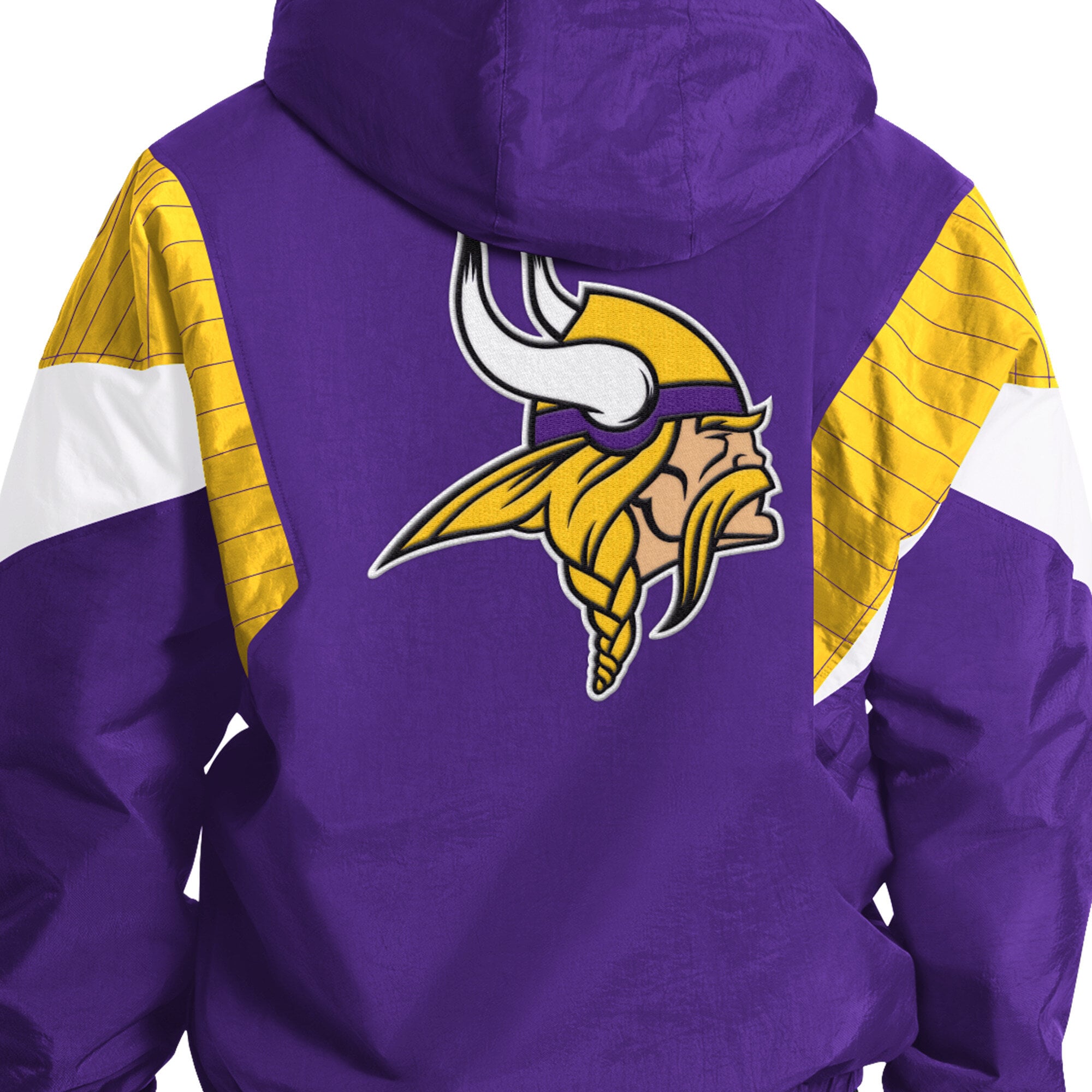 Veste à capuche demi-zip Starter violette Minnesota Vikings pour homme