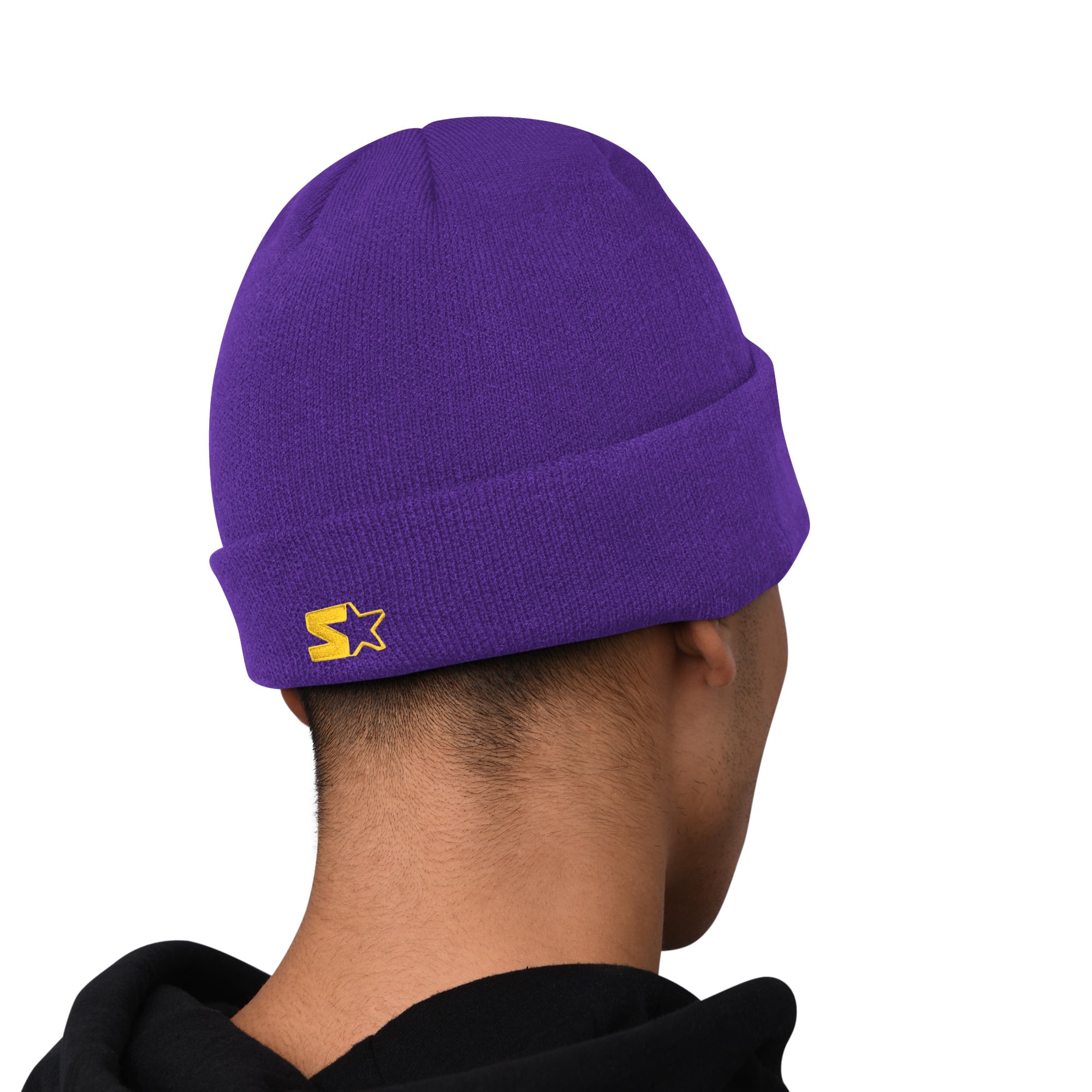 Ensemble sweat à capuche et bonnet revers Starter violet Minnesota Vikings pour homme