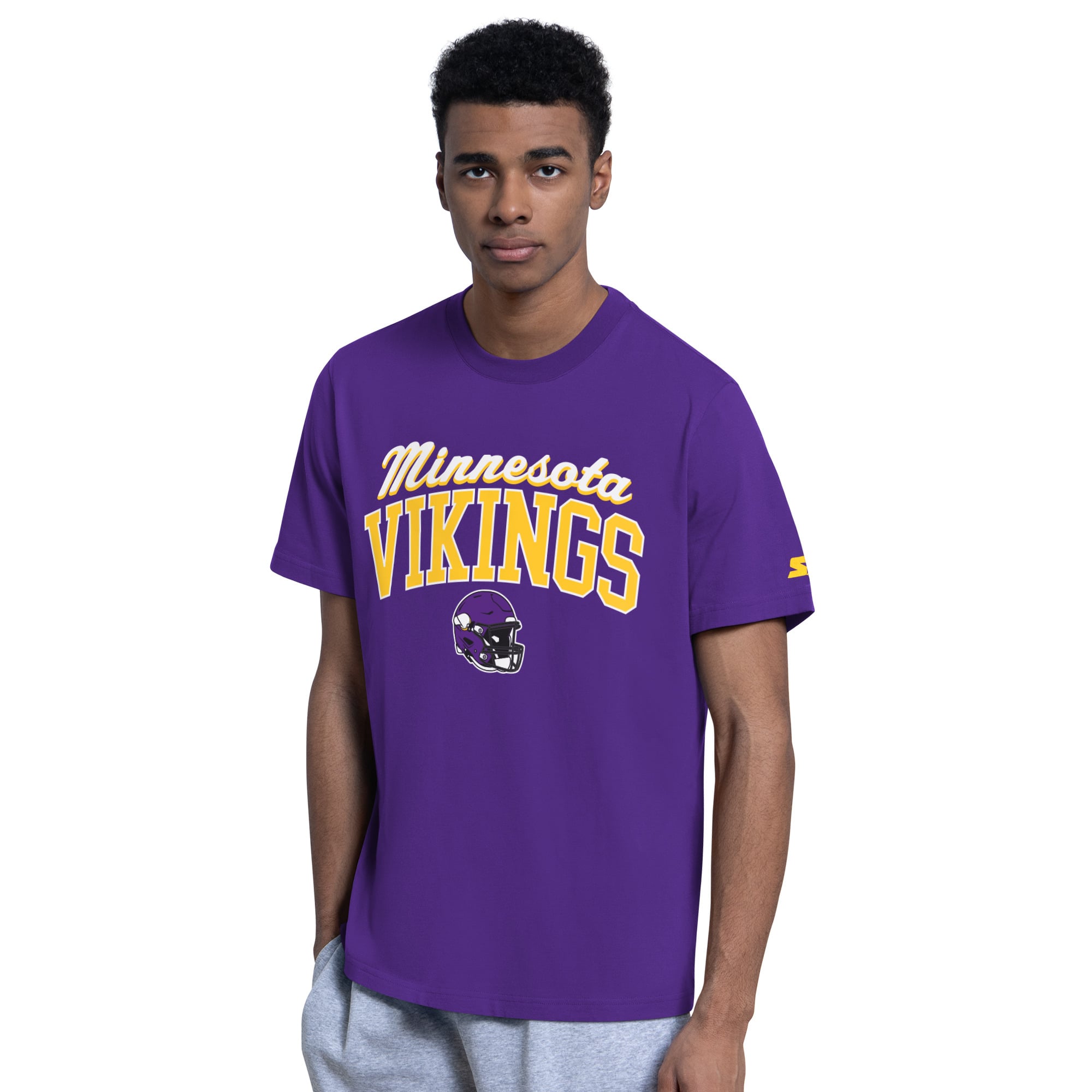 Ensemble t-shirt et sweat à capuche Starter violet avec logo des Vikings du Minnesota pour homme