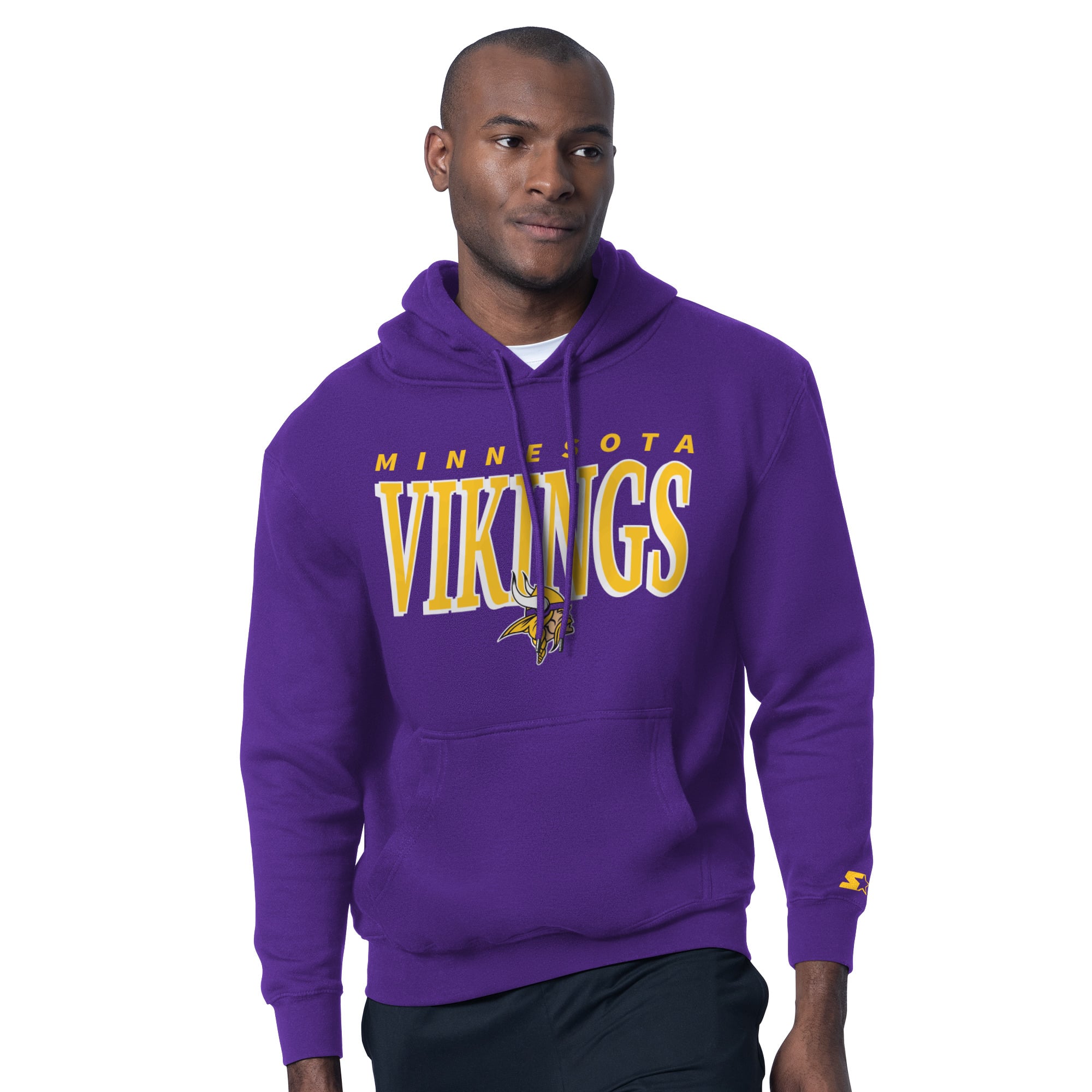 Ensemble t-shirt et sweat à capuche Starter violet avec logo des Vikings du Minnesota pour homme