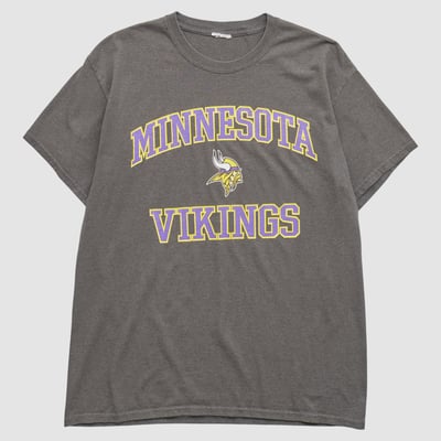 Minnesota Vikings 2010s T-shirt - Dark Heather Gray - M by Fanatics Real Vintage