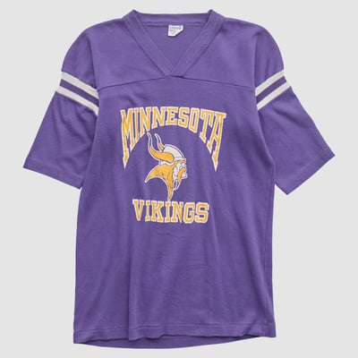 Minnesota Vikings Logo 7 90s T-shirt - Purple - Yth XL by Fanatics Real Vintage