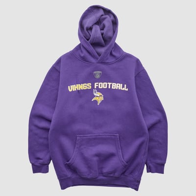 Minnesota Vikings NFL 2000s Hooded Pullover Sweatshirt - Purple - XXS by Fanatics Real Vintage