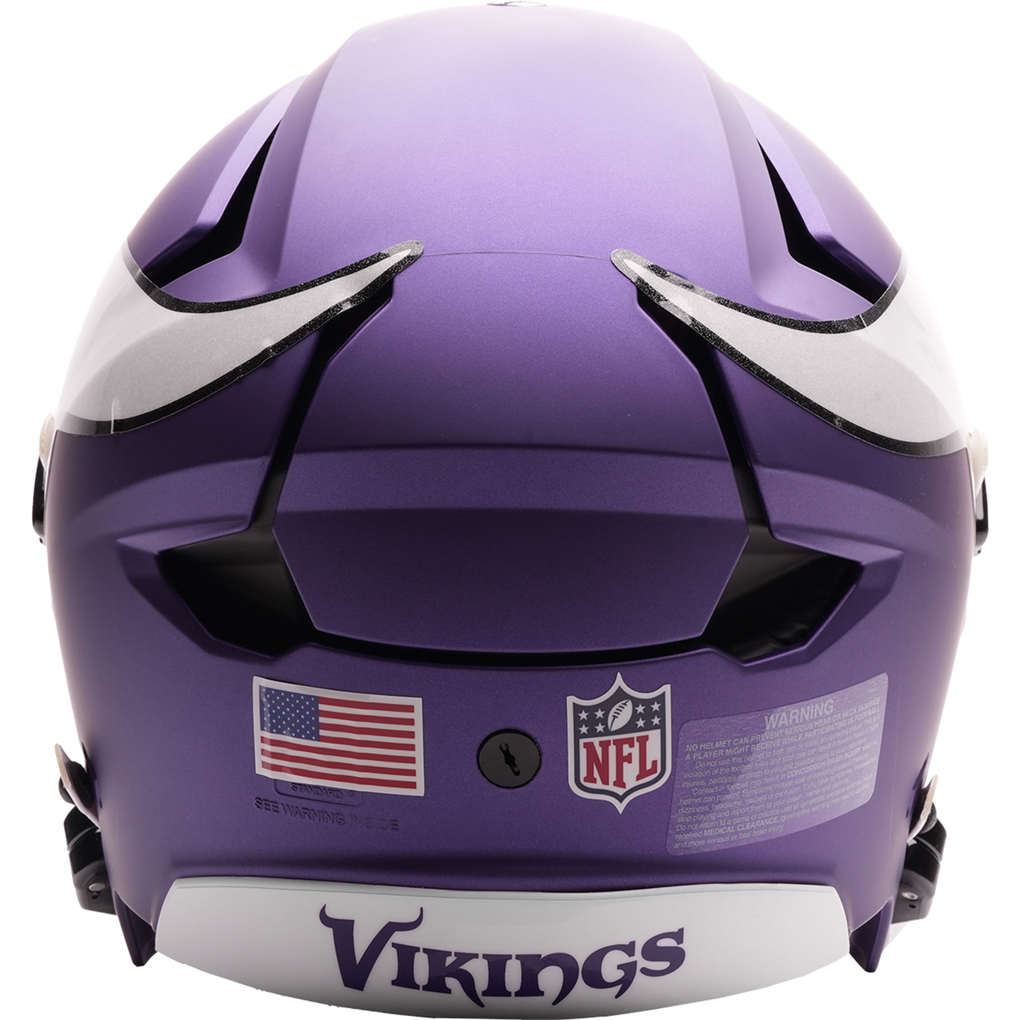 Casque authentique Riddell Axiom des Vikings du Minnesota
