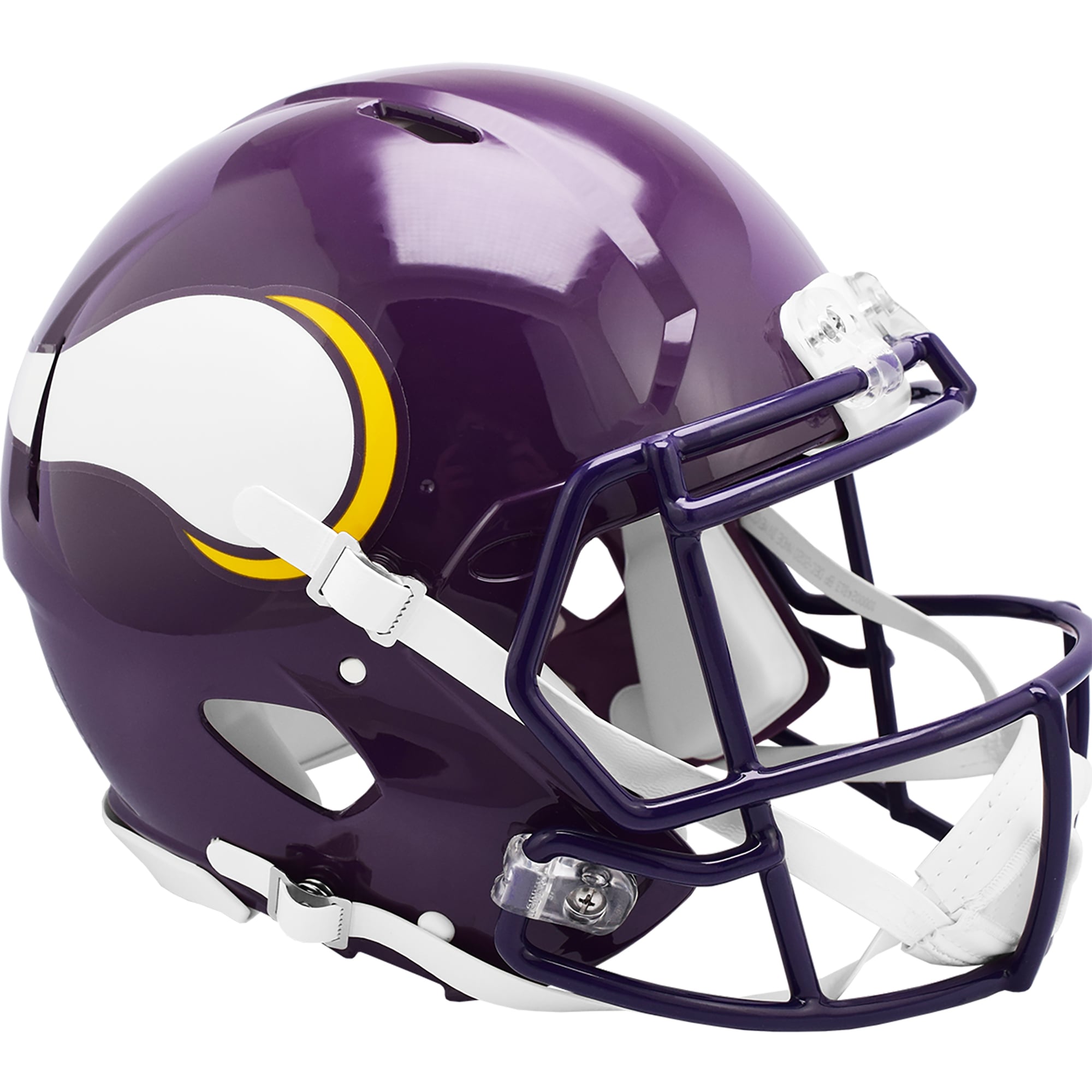 Casque authentique taille réelle Minnesota Vikings Riddell Throwback Collection 1983-2001 Speed