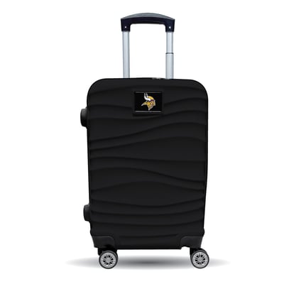Minnesota Vikings MOJO Black Color Blitz Carry-On Hardcase Spinner Luggage
