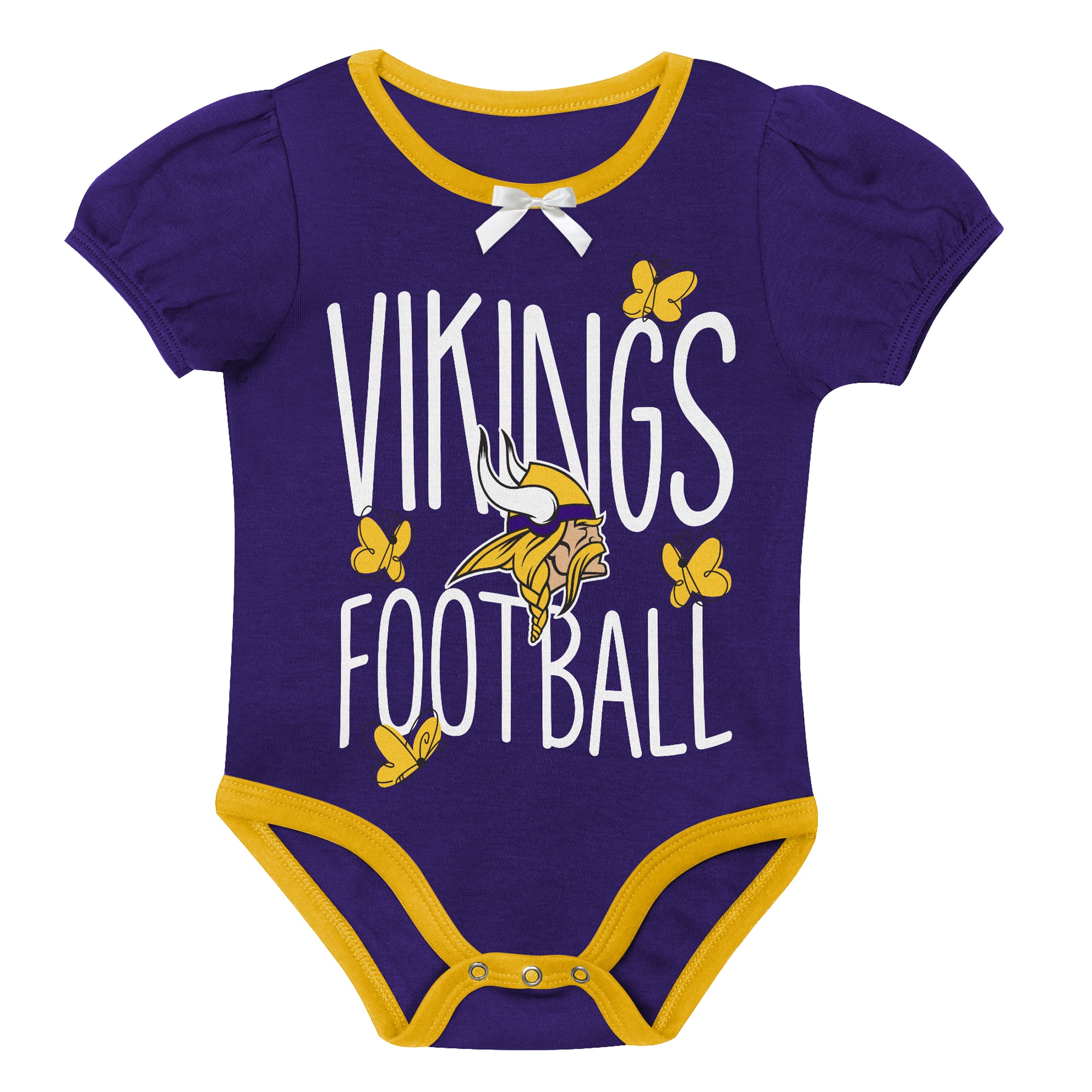 Ensemble body deux pièces Outerstuff violet/or Minnesota Vikings Star Power pour nouveau-né et nourrisson