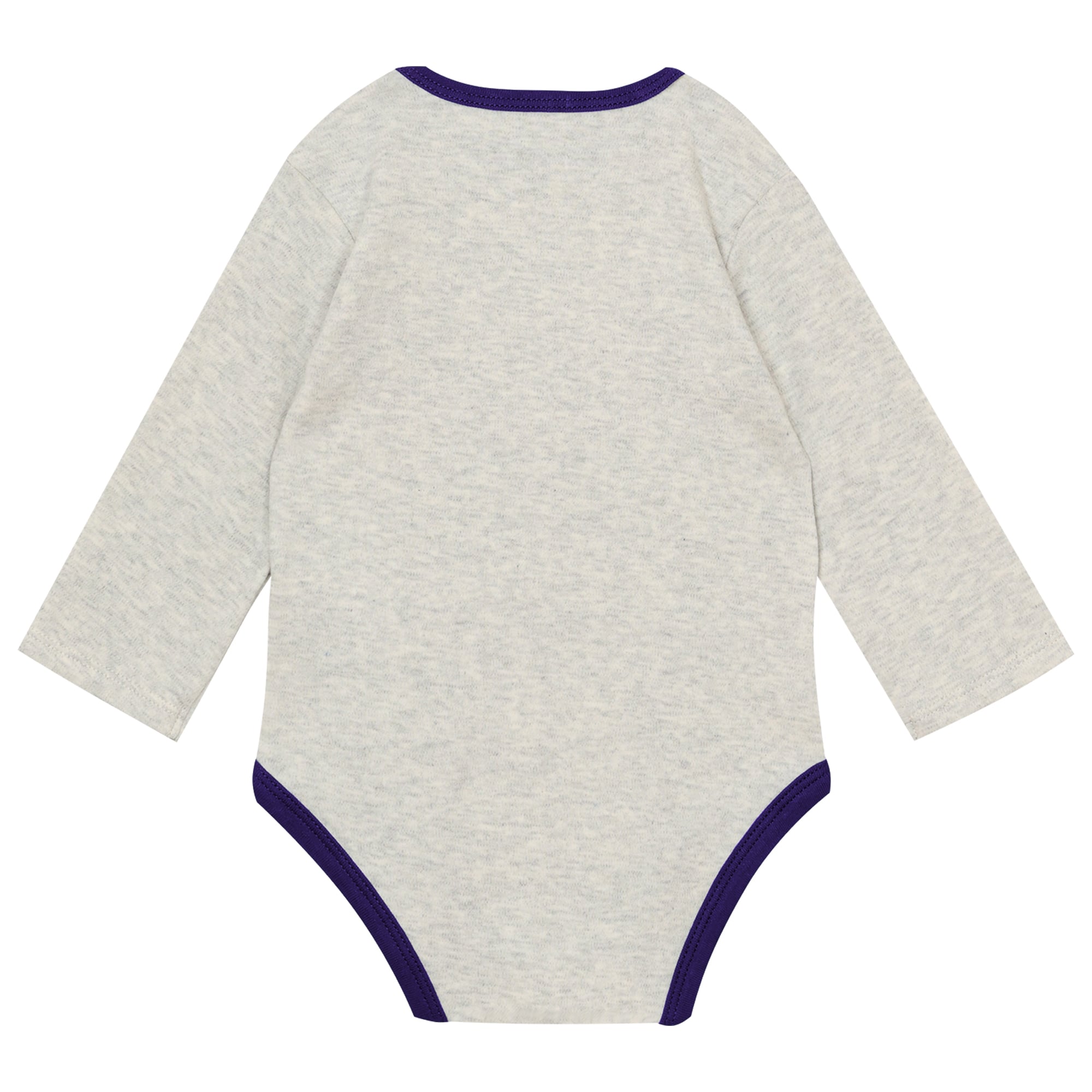 Ensemble pantalon et bonnet 3 pièces Huddles & Giggles Minnesota Vikings, gris chiné, pour nouveau-né Outerstuff