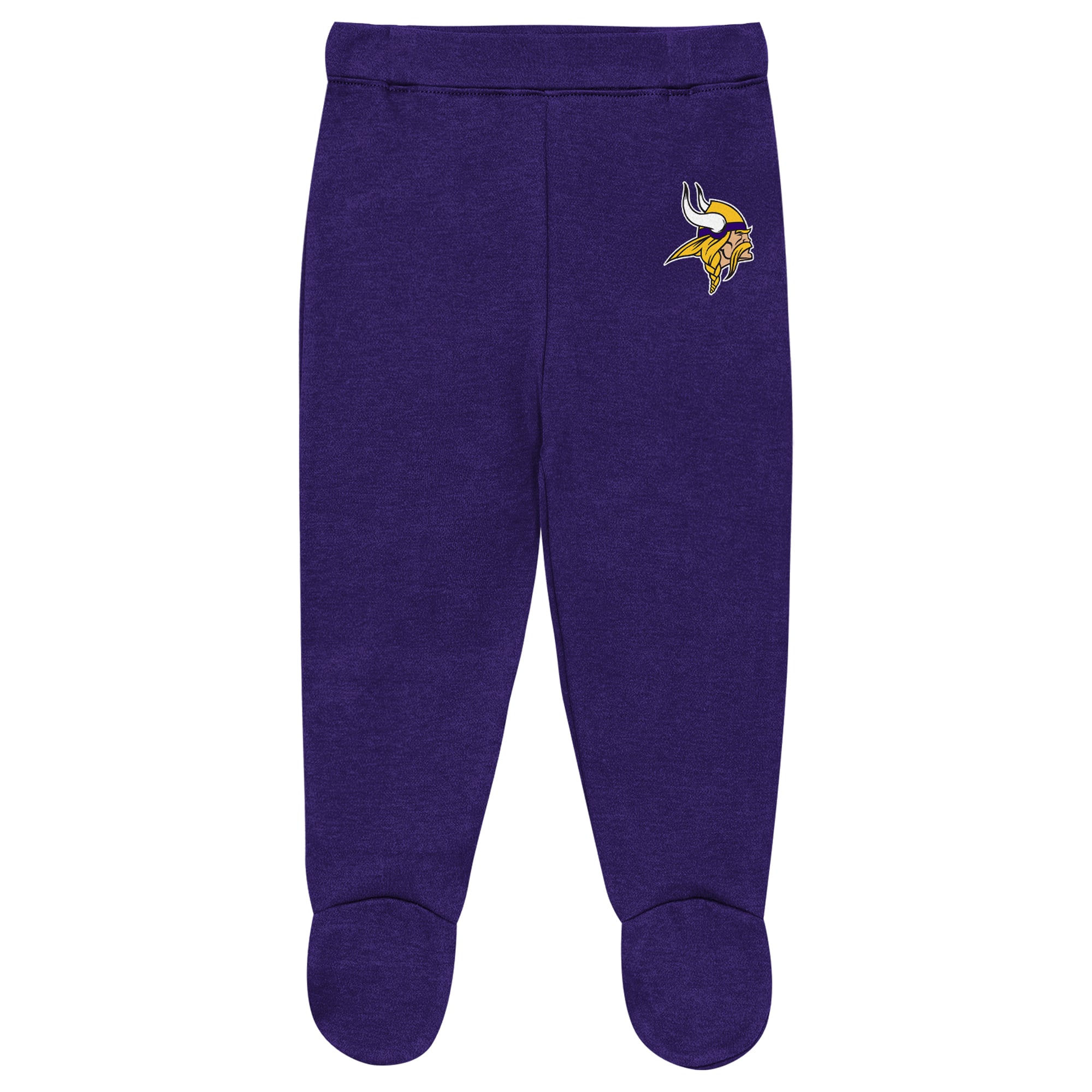 Ensemble pantalon et bonnet 3 pièces Huddles & Giggles Minnesota Vikings, gris chiné, pour nouveau-né Outerstuff