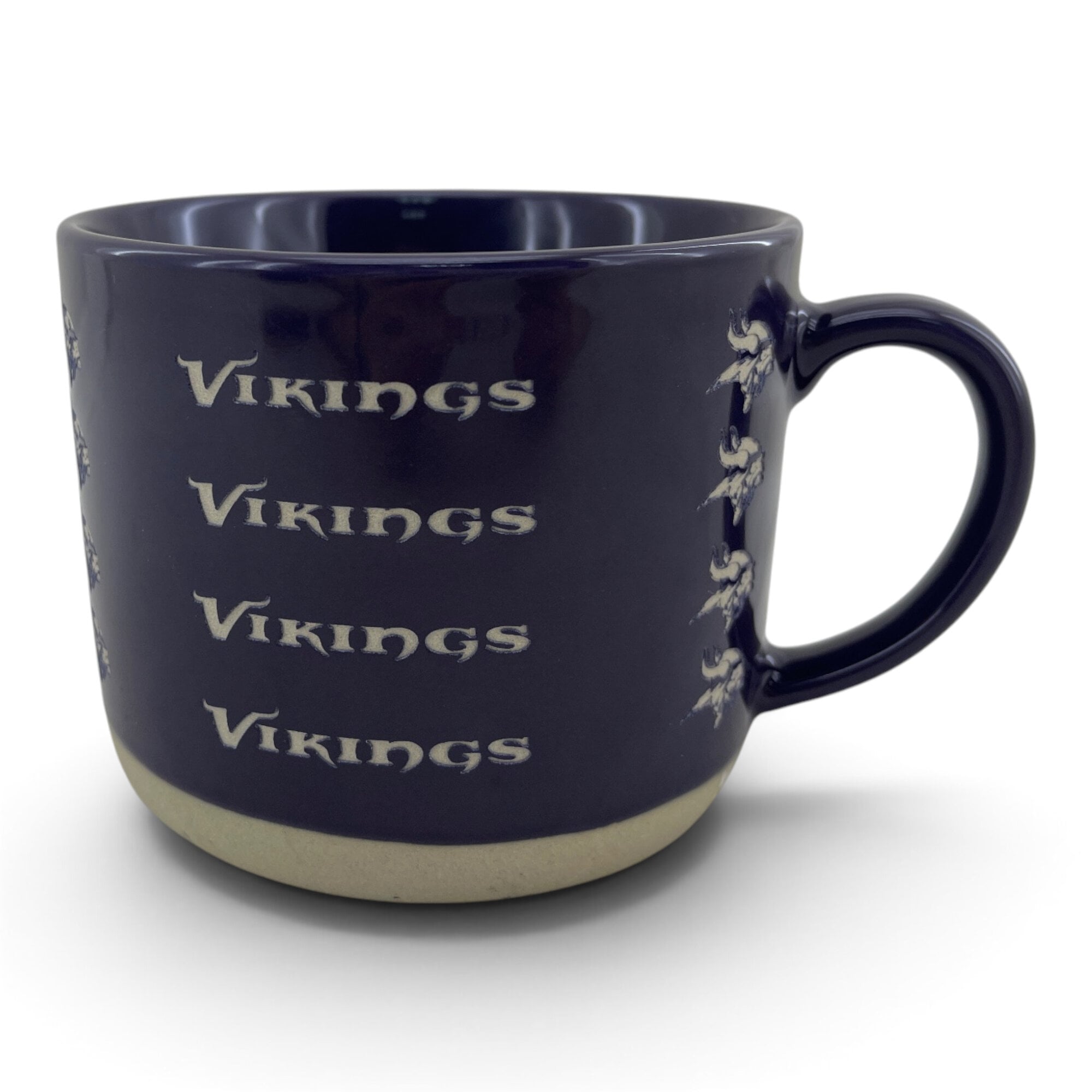 Mug Pegasus Minnesota Vikings 17 oz, logo ton sur ton, finition sablée