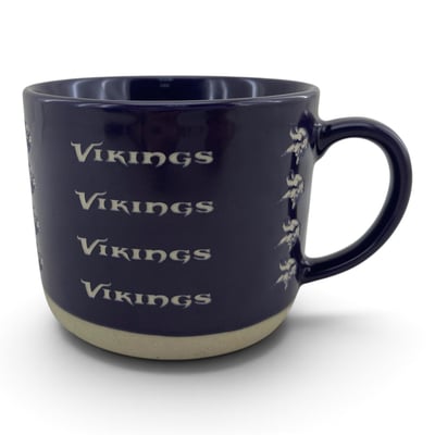 Minnesota Vikings Pegasus 17oz. Tonal Logo Sand Blasted Mug