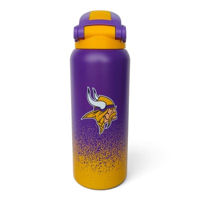 Minnesota Vikings Pegasus 32oz. Gradient Stainless Steel ProFlow Water Bottle