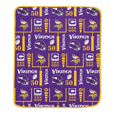 Minnesota Vikings Pegasus Team Spirit 60" x 70" Ultra Soft Blanket