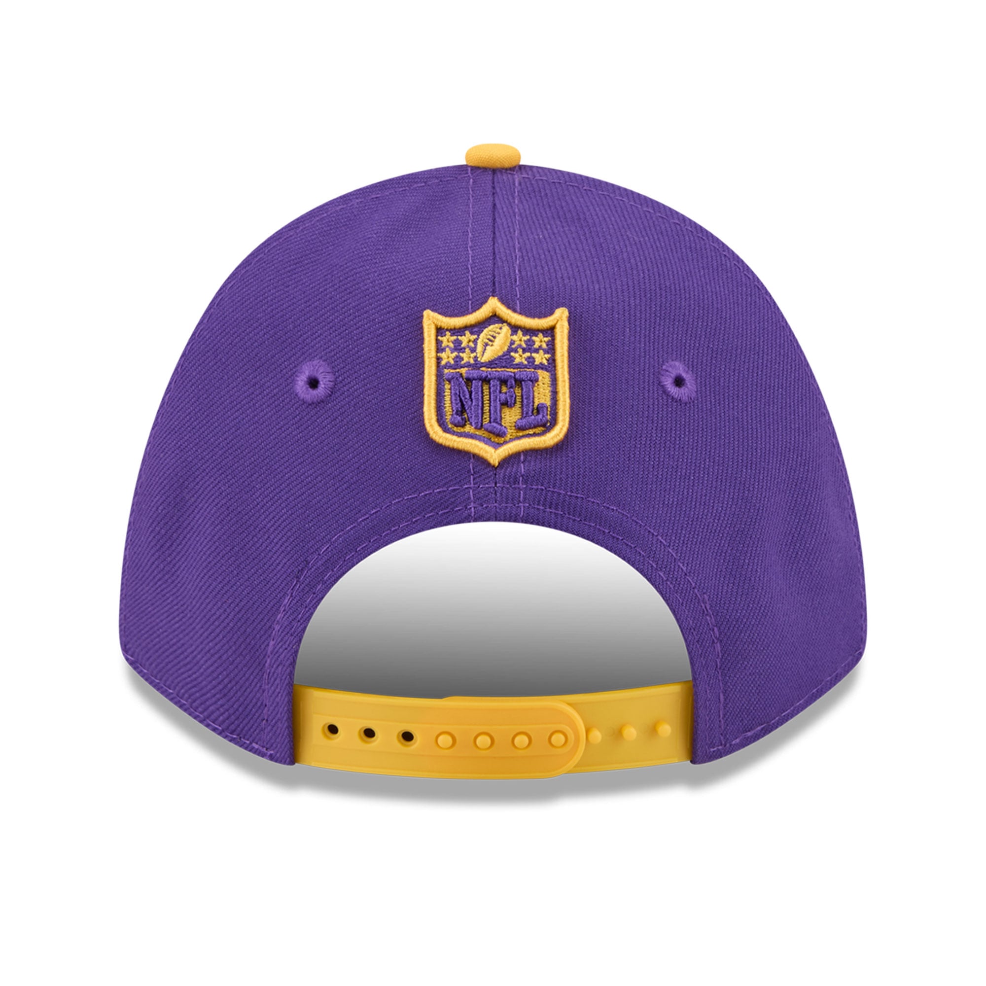 Casquette ajustable New Era violette Minnesota Vikings Cartoon 9FORTY M-Crown A-Frame pour enfants d'âge préscolaire