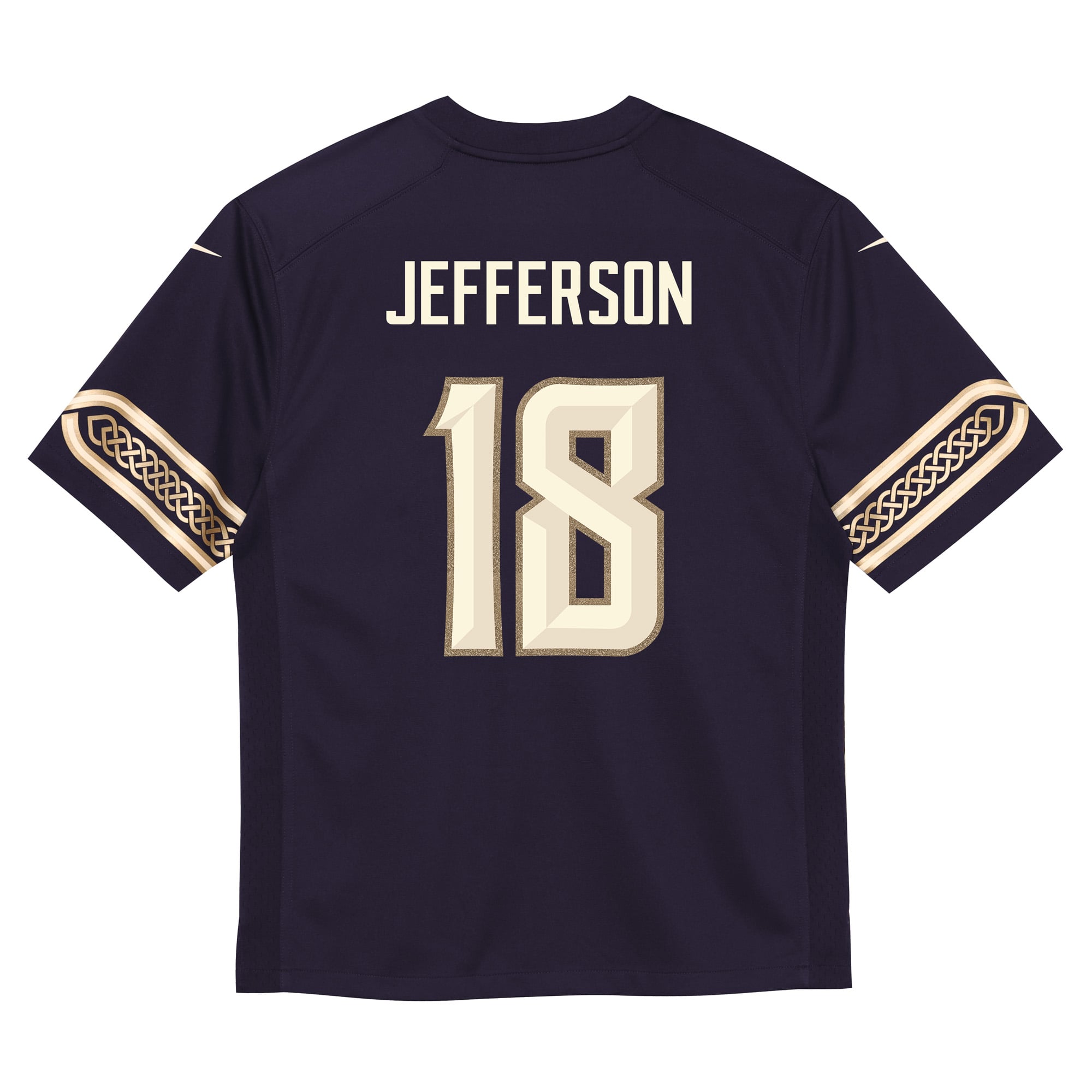 Preschool Nike Justin Jefferson Purple Minnesota Vikings 2026 Rivalries Collection Game Jersey