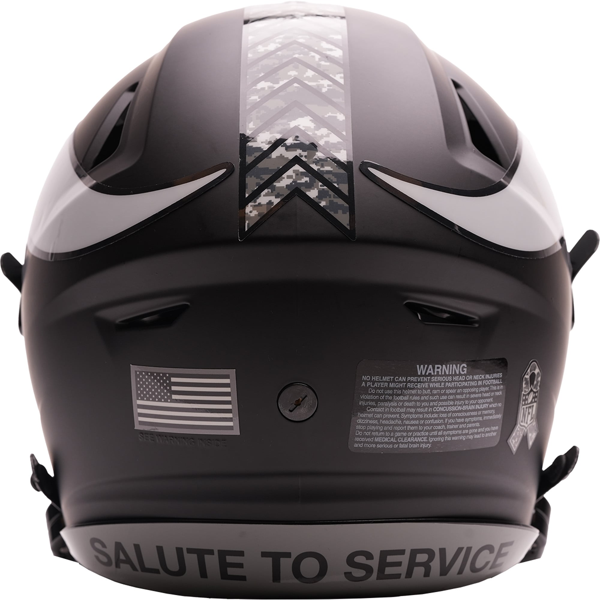 Casque authentique Riddell Minnesota Vikings 2026 Salute to Service Speed ​​Flex