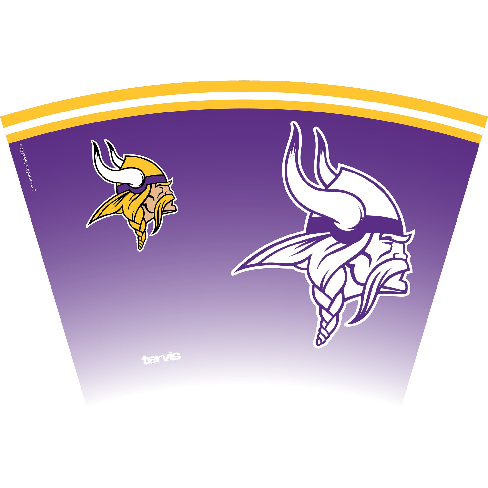 Tervis  Minnesota Vikings 24oz NFL 2 PACK Genuine & Forever Fan