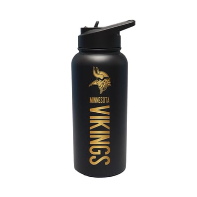 Minnesota Vikings The Memory Company 32oz. Stainless Steel Gold Lettering Tumbler