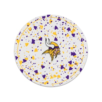 Minnesota Vikings The Memory Company Circle Ceramic Coaster Set