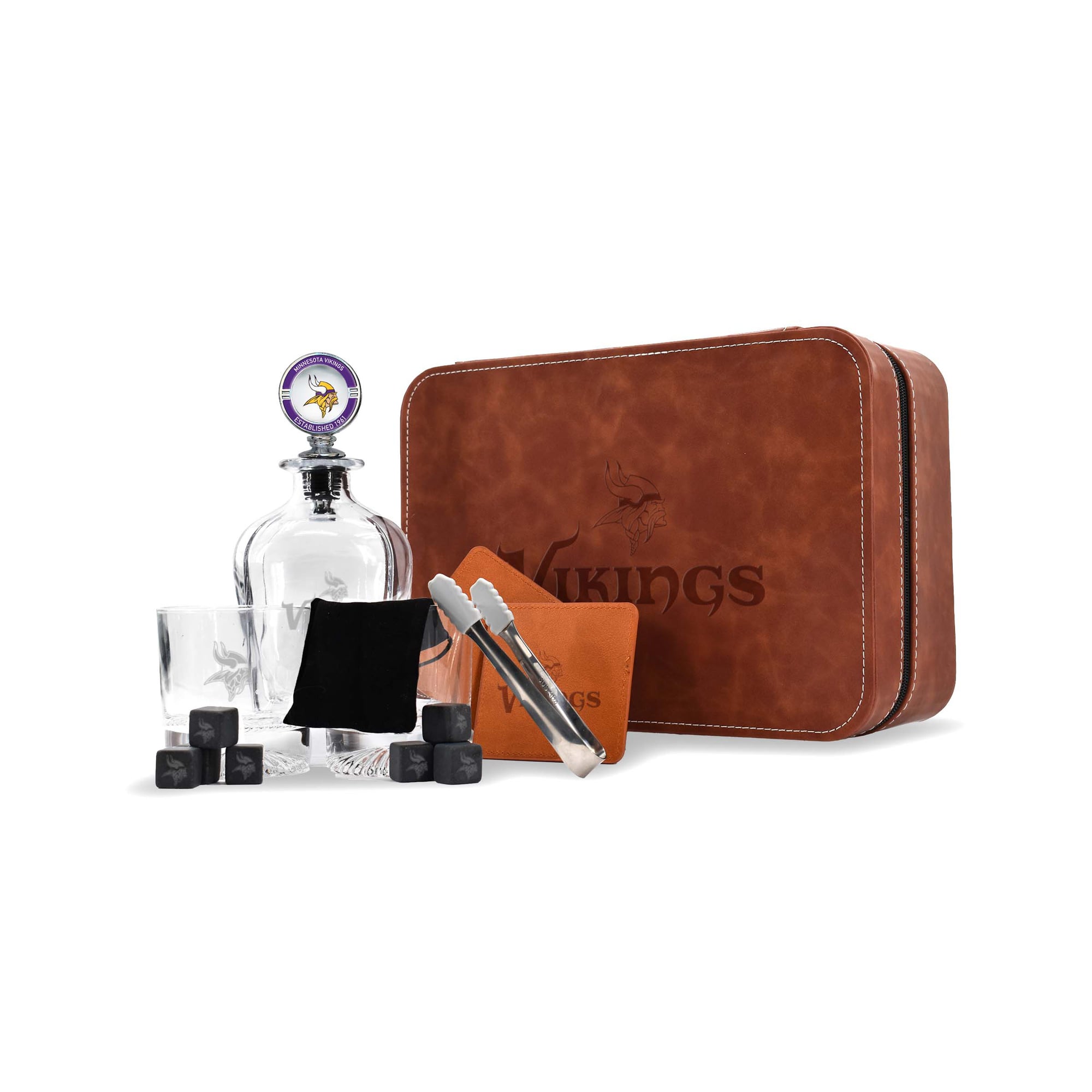 Ensemble de carafe Minnesota Vikings de The Memory Company