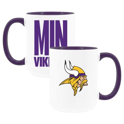 Minnesota Vikings The Memory Company Two-Piece 15oz. Coffee Mug Set