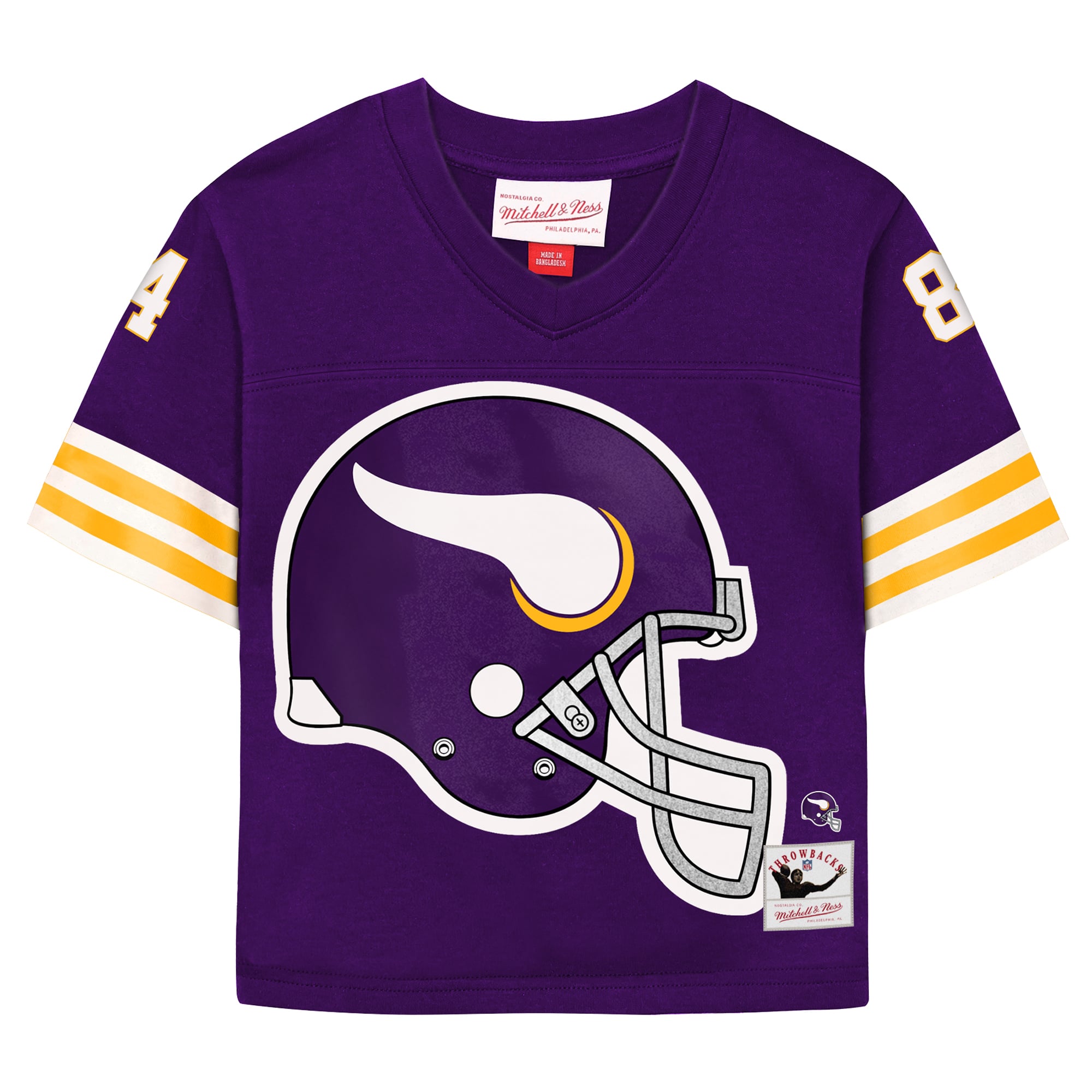 Ensemble short Mitchell & Ness Randy Moss violet Minnesota Vikings Playmaker pour tout-petit