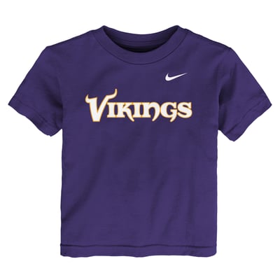 Minnesota Vikings Nike Toddler Wordmark T-Shirt - Purple