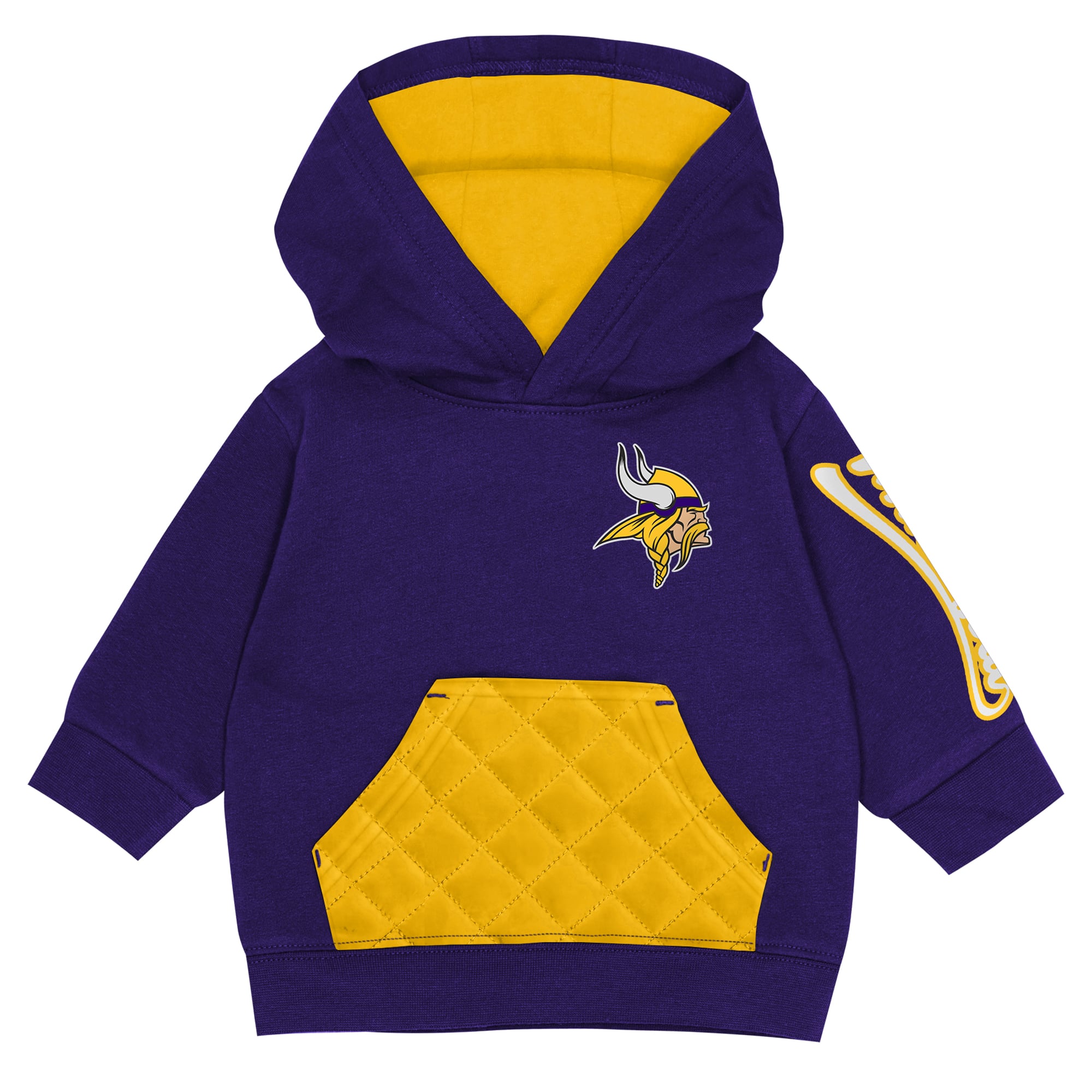 Toddler Outerstuff Purple Minnesota Vikings Drive Stopper Hoodie & Pants Fleece Set