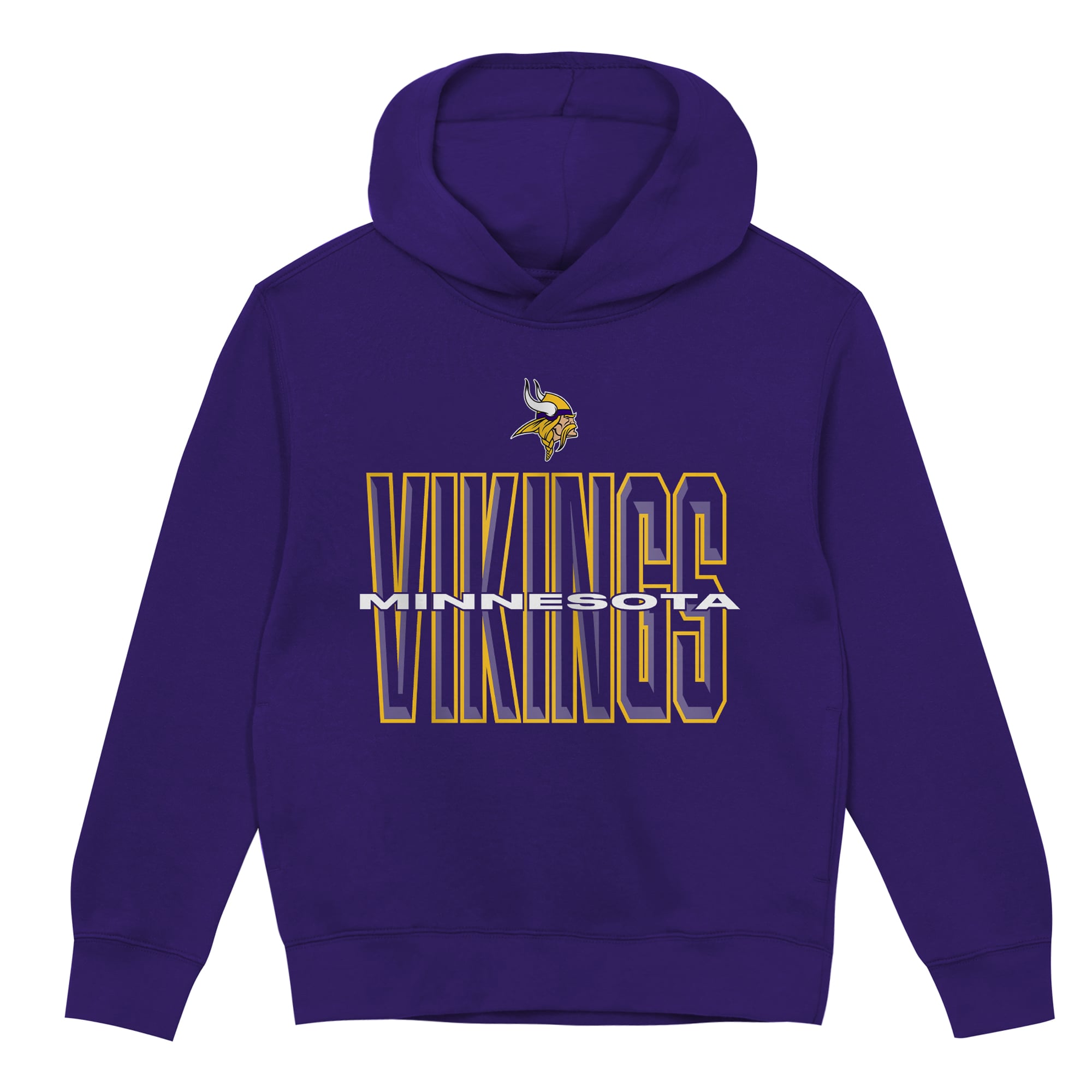 Sweat à capuche polaire violet Minnesota Vikings Field General pour tout-petit