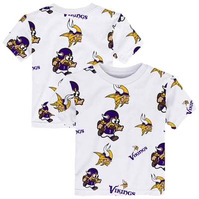 Minnesota Vikings Outerstuff Toddler Mascot Play T-Shirt - White