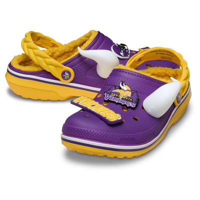 Minnesota Vikings Crocs Unisex Classic Lined Clog