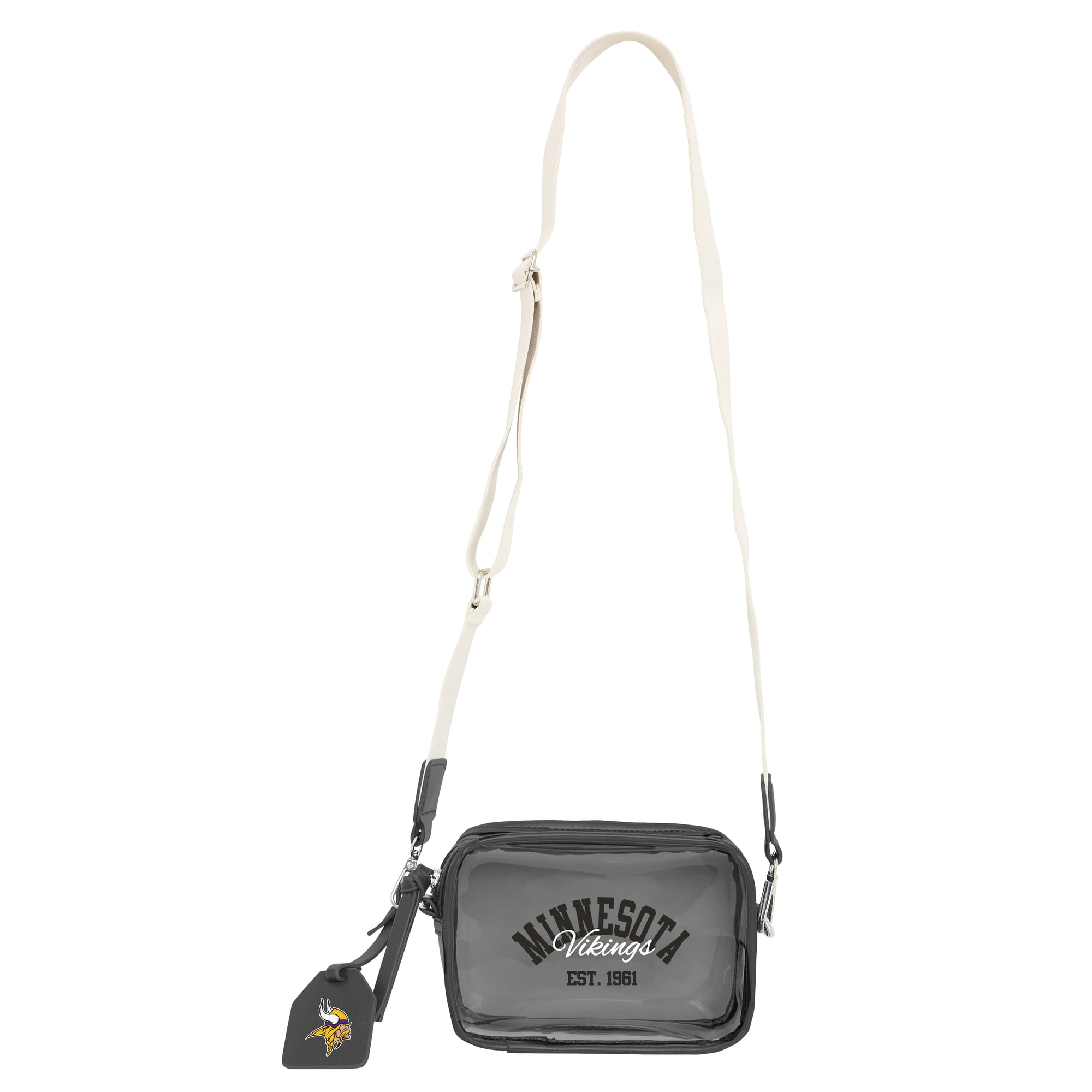 Sac bandoulière transparent WEAR by Erin Andrews Minnesota Vikings