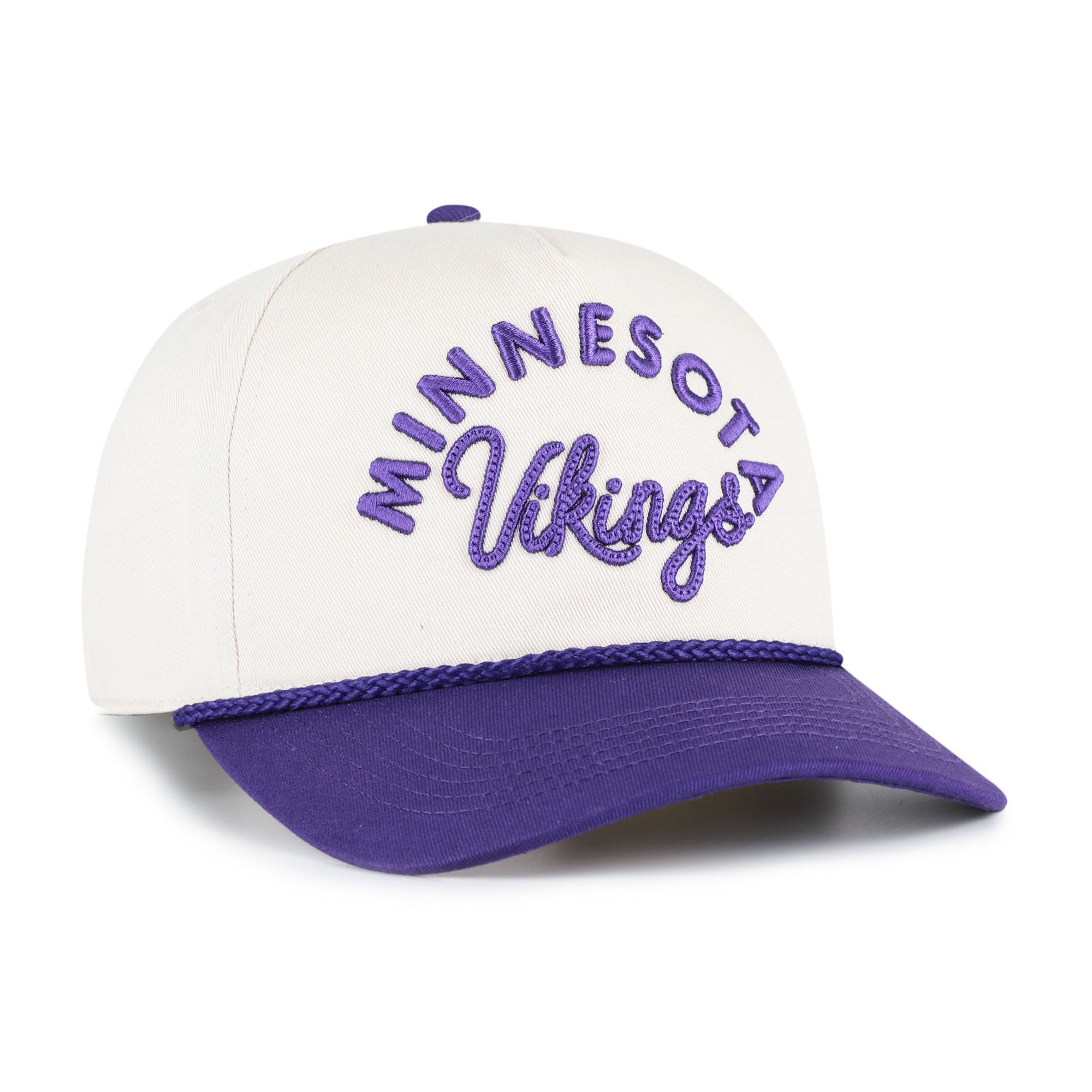 Casquette ajustable pour femme « 47 Natural Minnesota Vikings Rope Script Hitch »