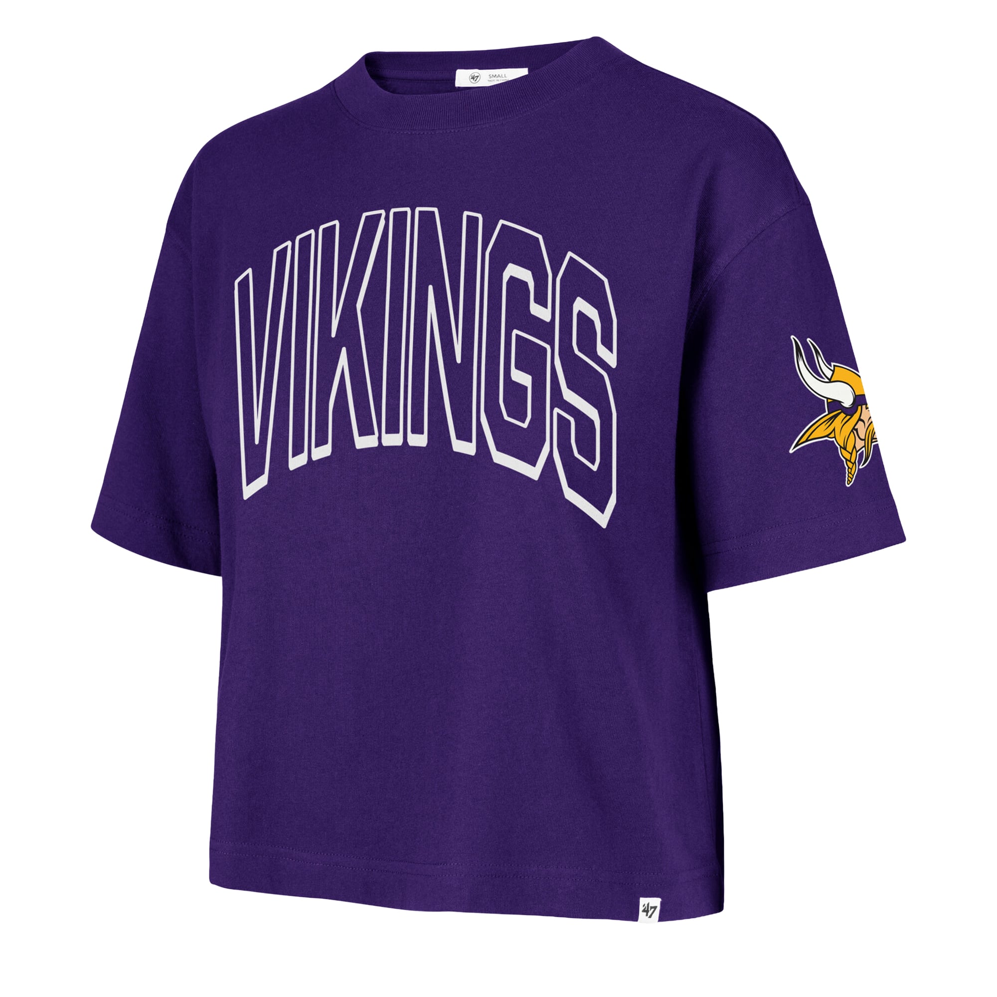 T-shirt violet pour femmes « 47 Minnesota Vikings Call Out Reed City »