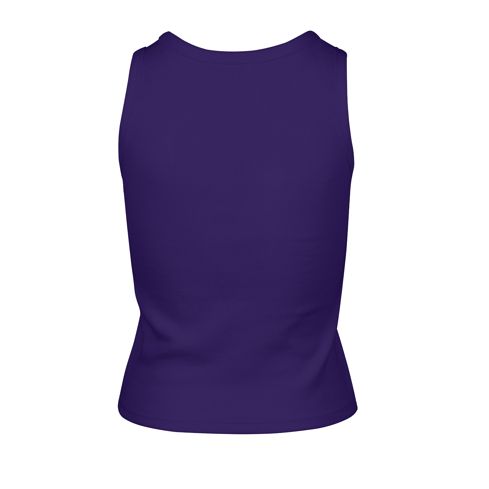 Women's '47 Purple Minnesota Vikings Cropped Straight Cut Ribbed Baby Tank Top