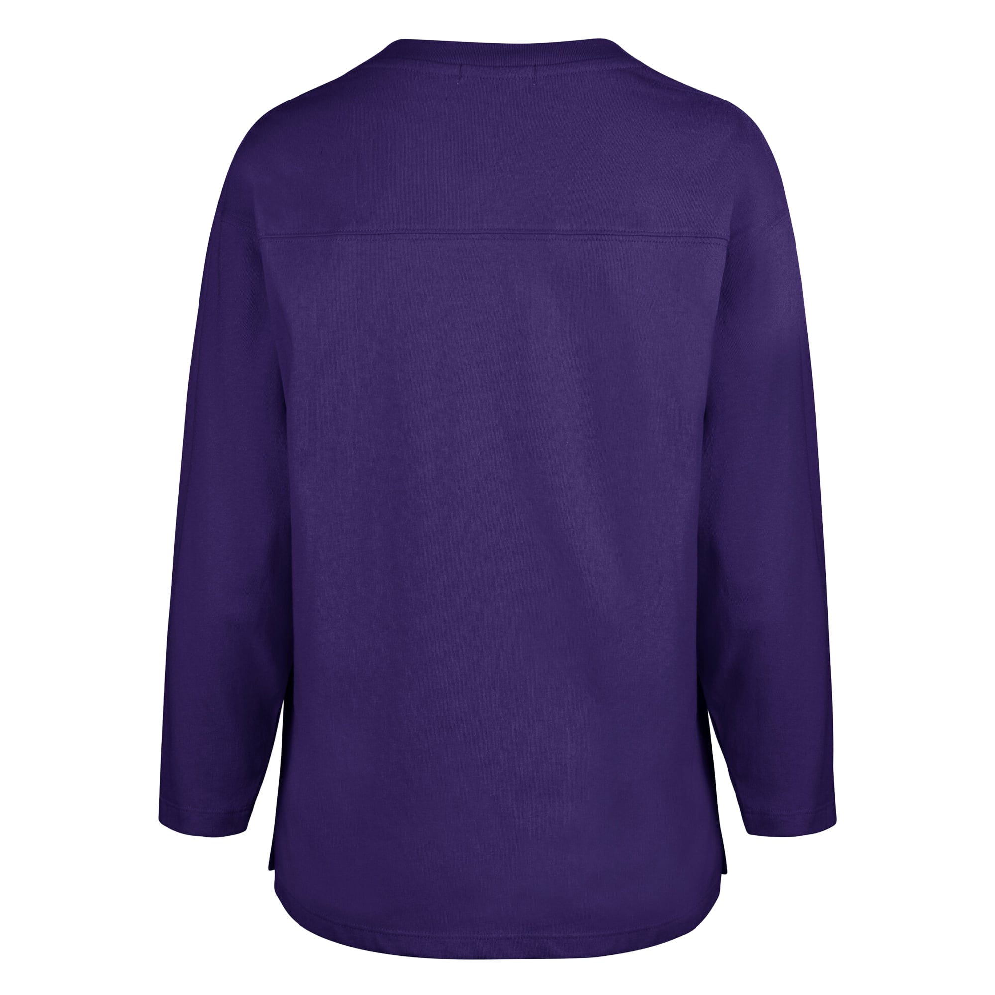 T-shirt à manches longues intemporel « 47 Purple Minnesota Vikings Game Nod » pour femmes