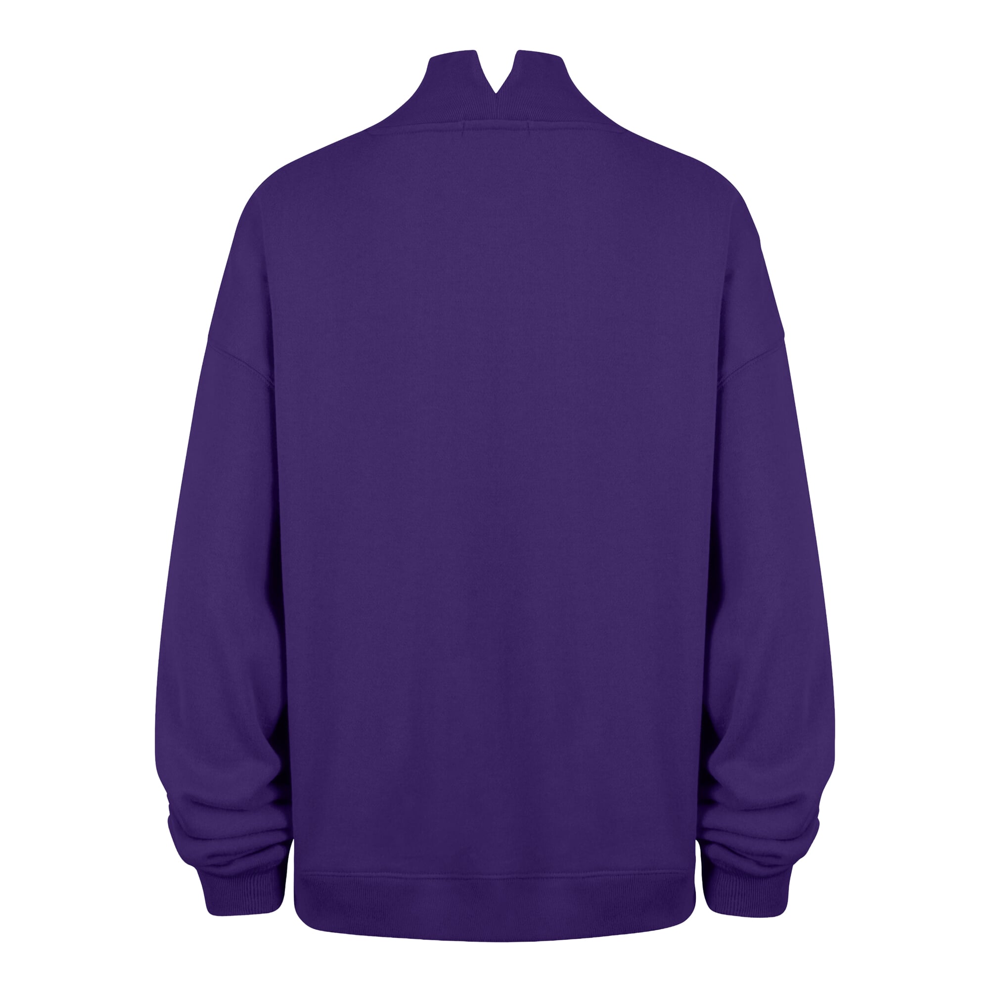 Sweat-shirt à col montant oversize « 47 Purple Minnesota Vikings » pour femme