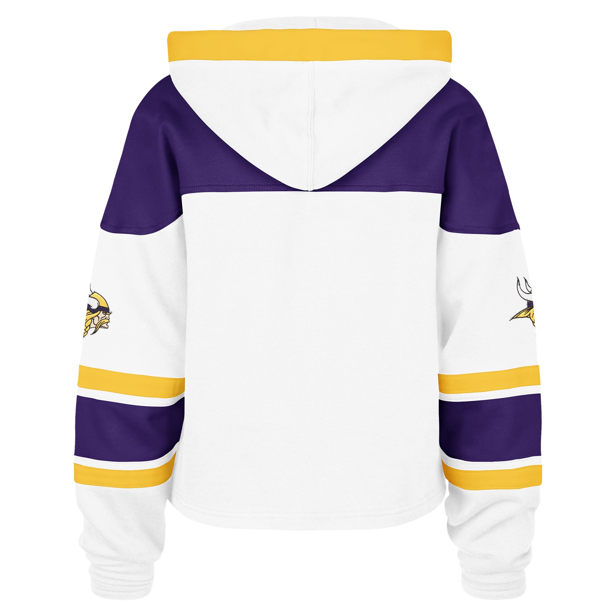 Sweat à capuche lacets Superior Lacer blanc Minnesota Vikings '47 pour femme