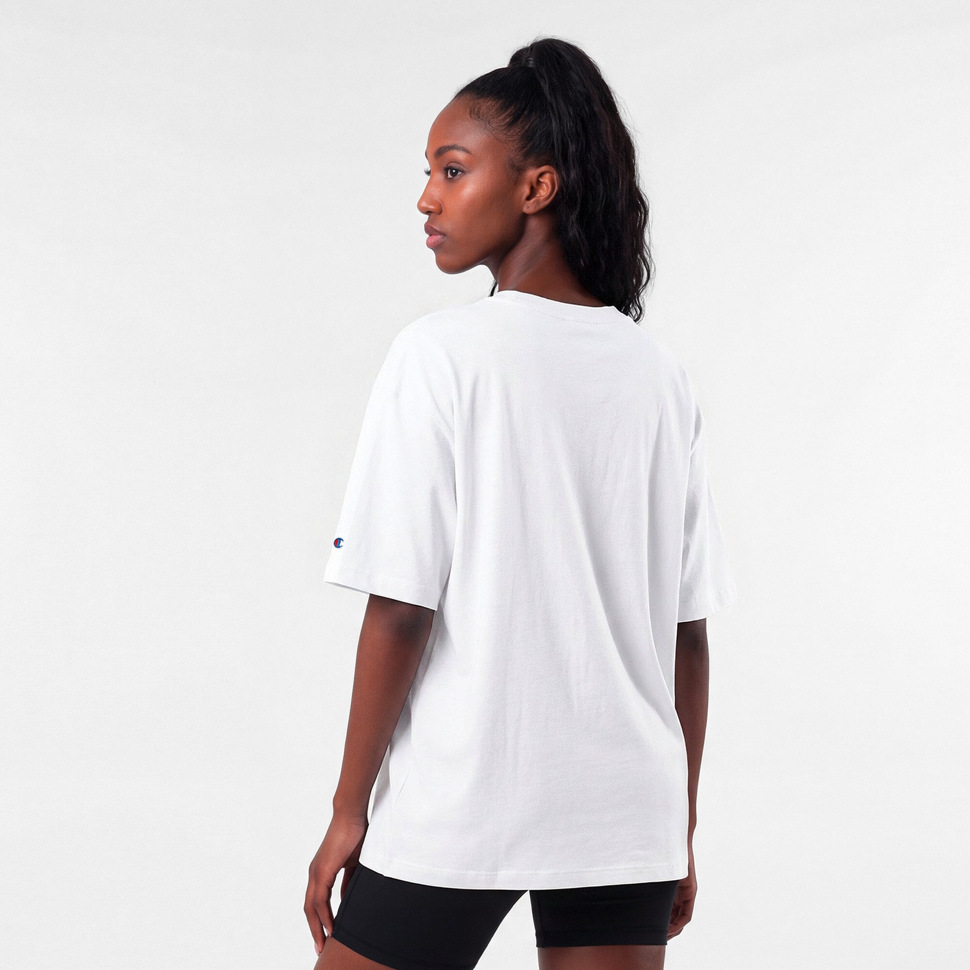 T-shirt oversize blanc Champion Minnesota Vikings pour femmes