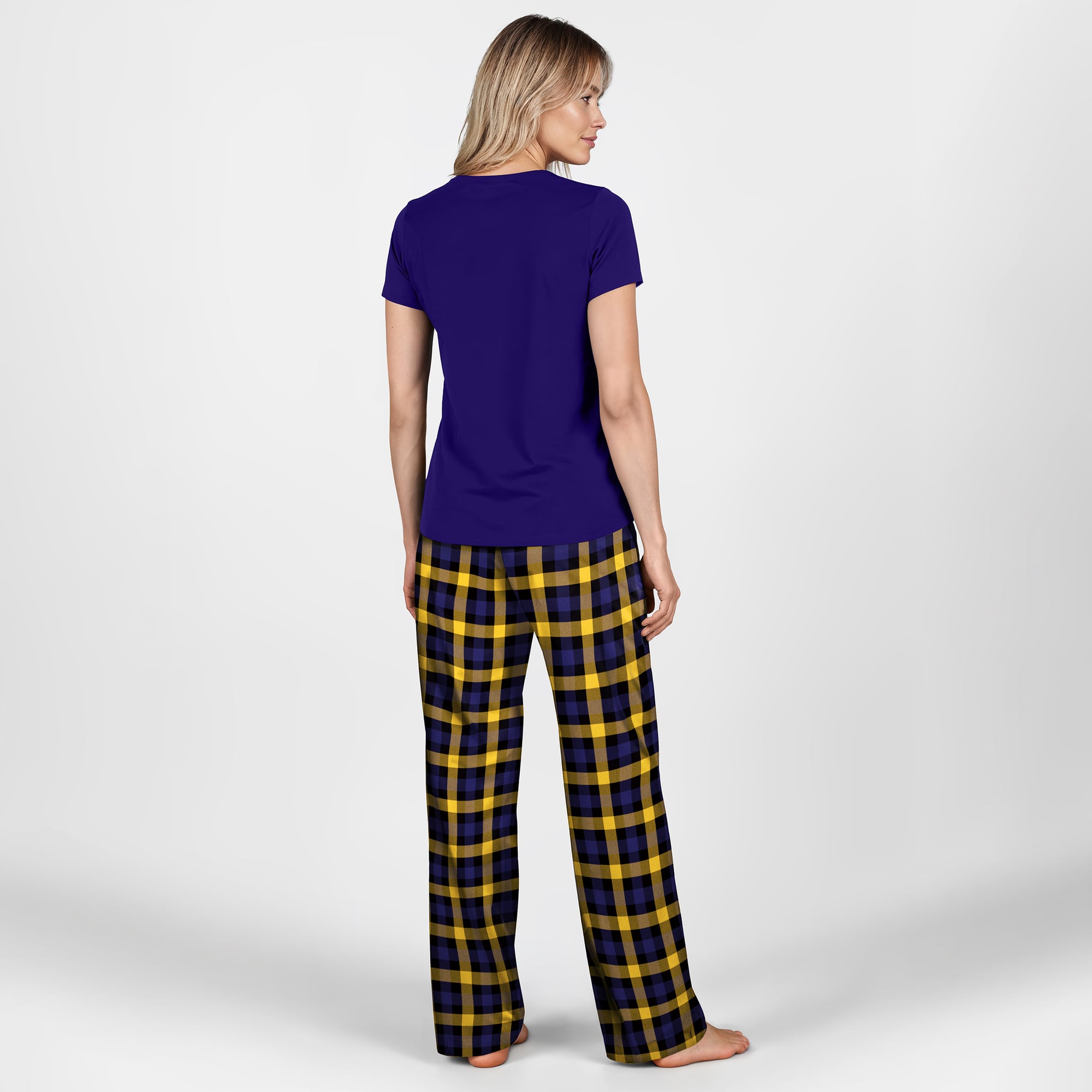 Women's Concepts Sport Purple Minnesota Vikings Highland Sleep Set