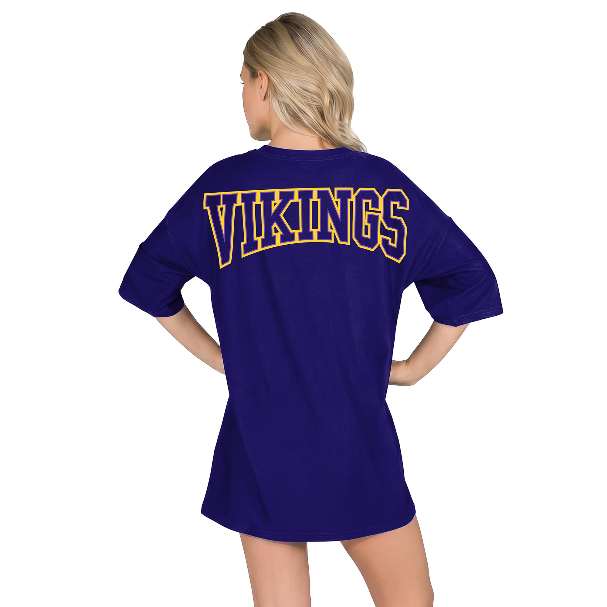 Women's Concepts Sport Purple Minnesota Vikings Mosaic Knit Nightdress