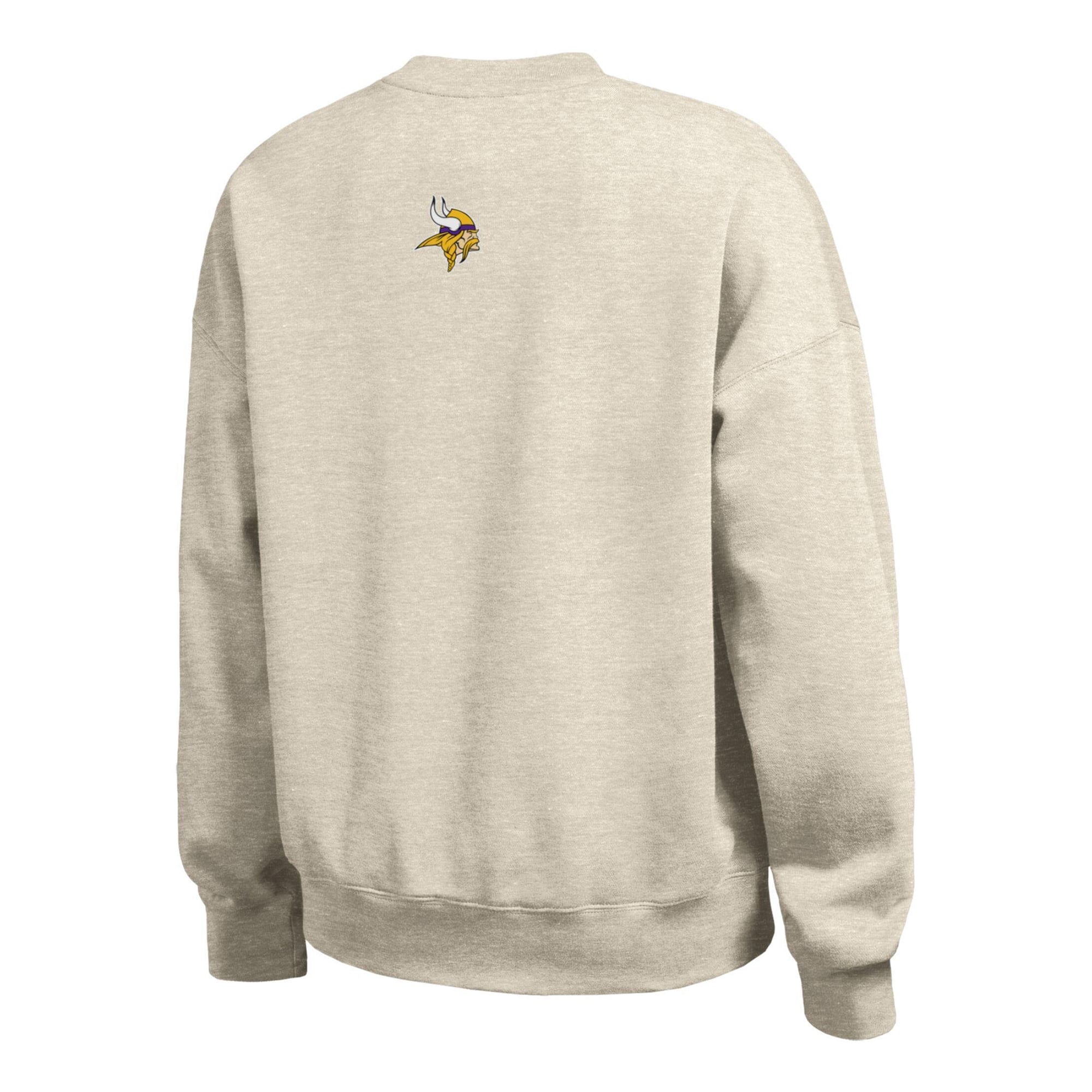 Sweat-shirt polaire Disney x Champion All-Star Minnesota Vikings couleur avoine pour femme