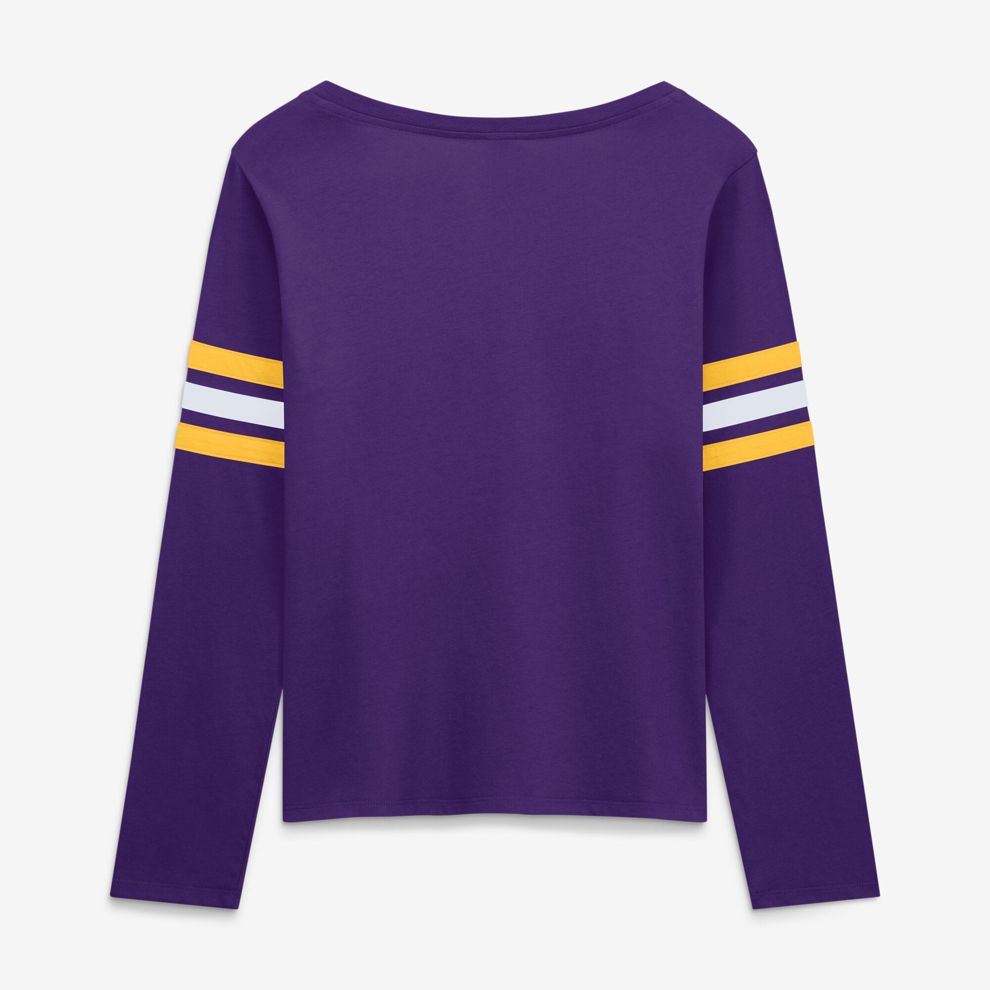 T-shirt à manches longues lacets Fanatics Purple Minnesota Vikings pour femmes